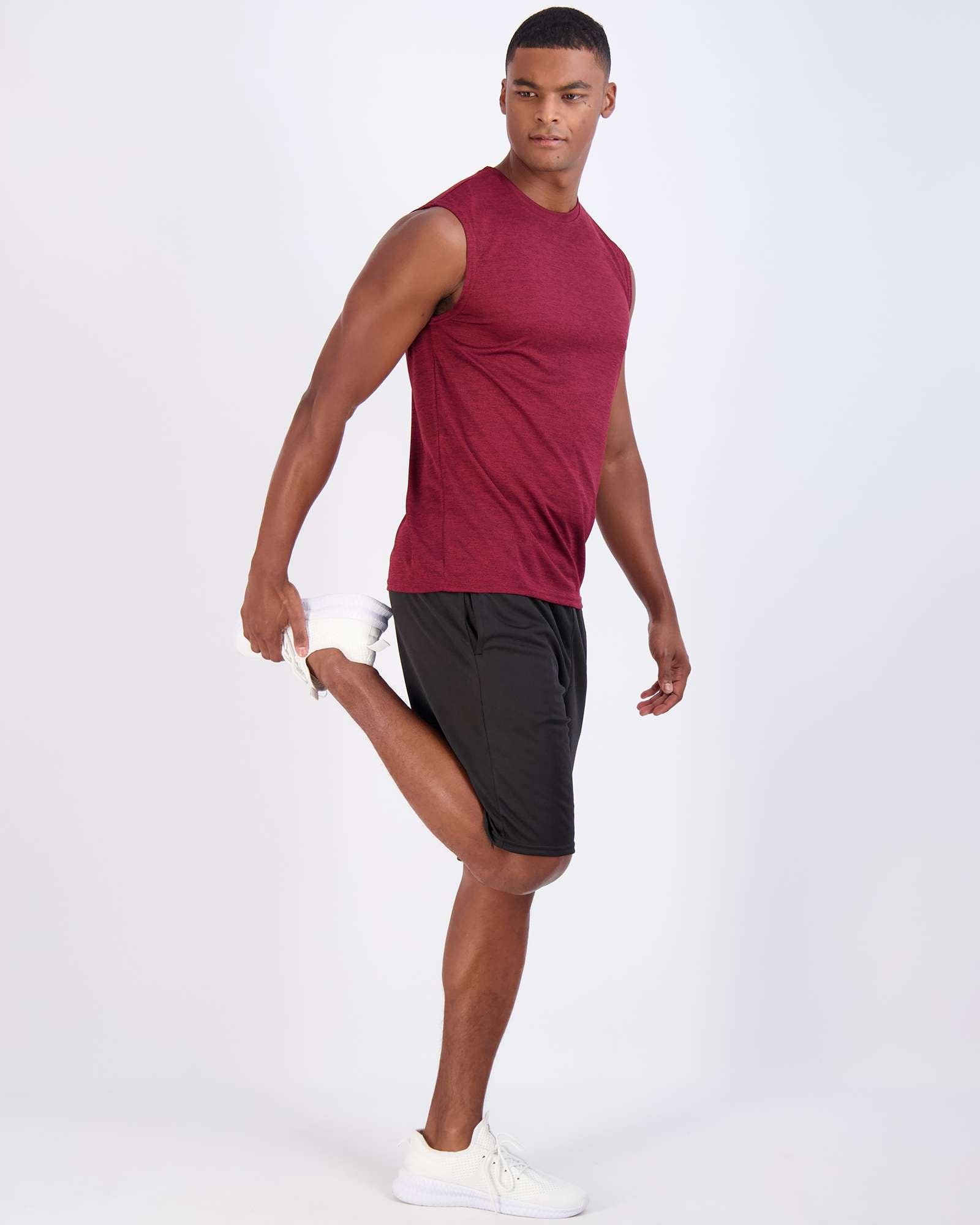 5 Pack: Mens Mesh Active Tank Top (Available in Big & Tall)