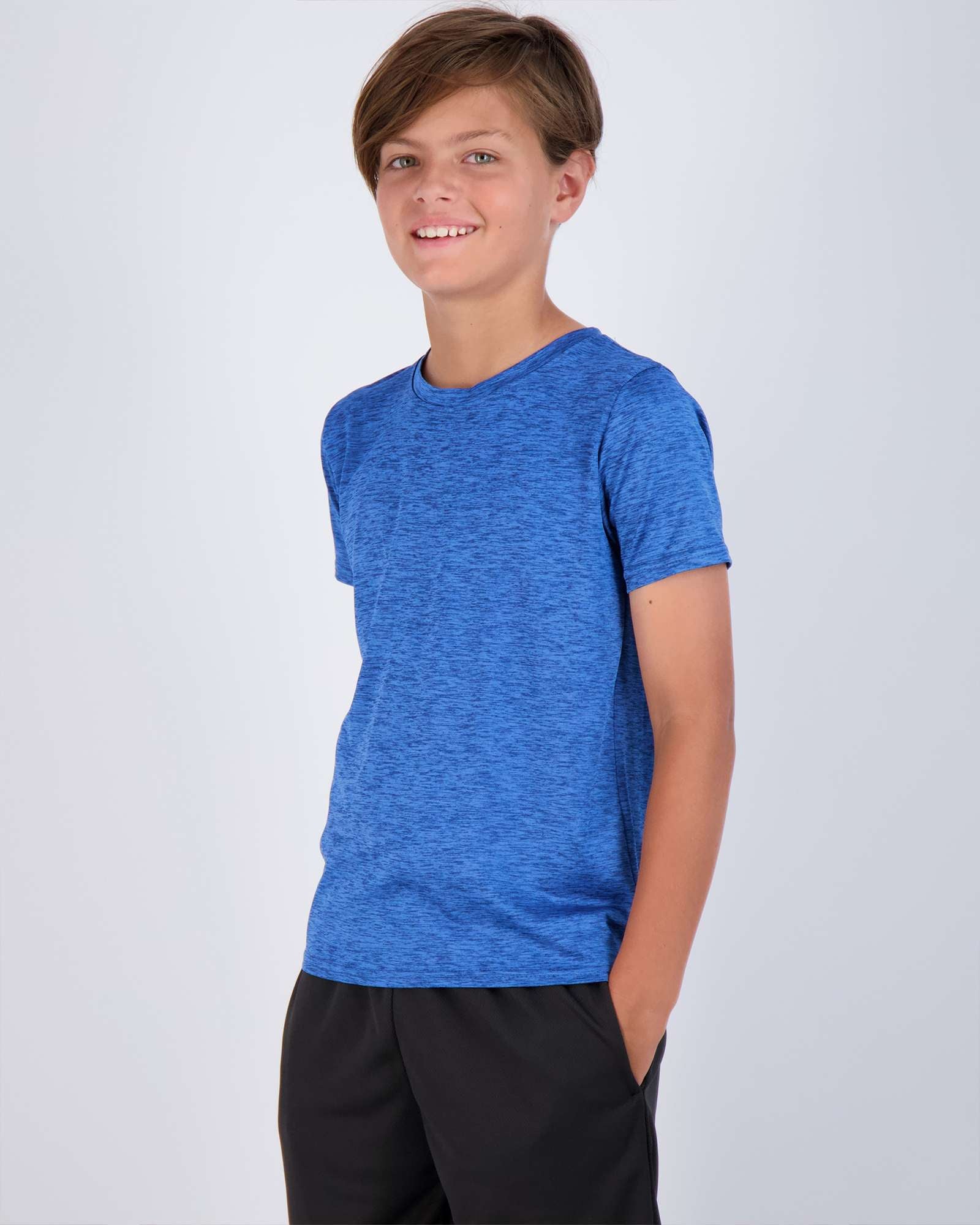 5 Pack: Boys Dry Fit Active Short-Sleeve T-Shirt