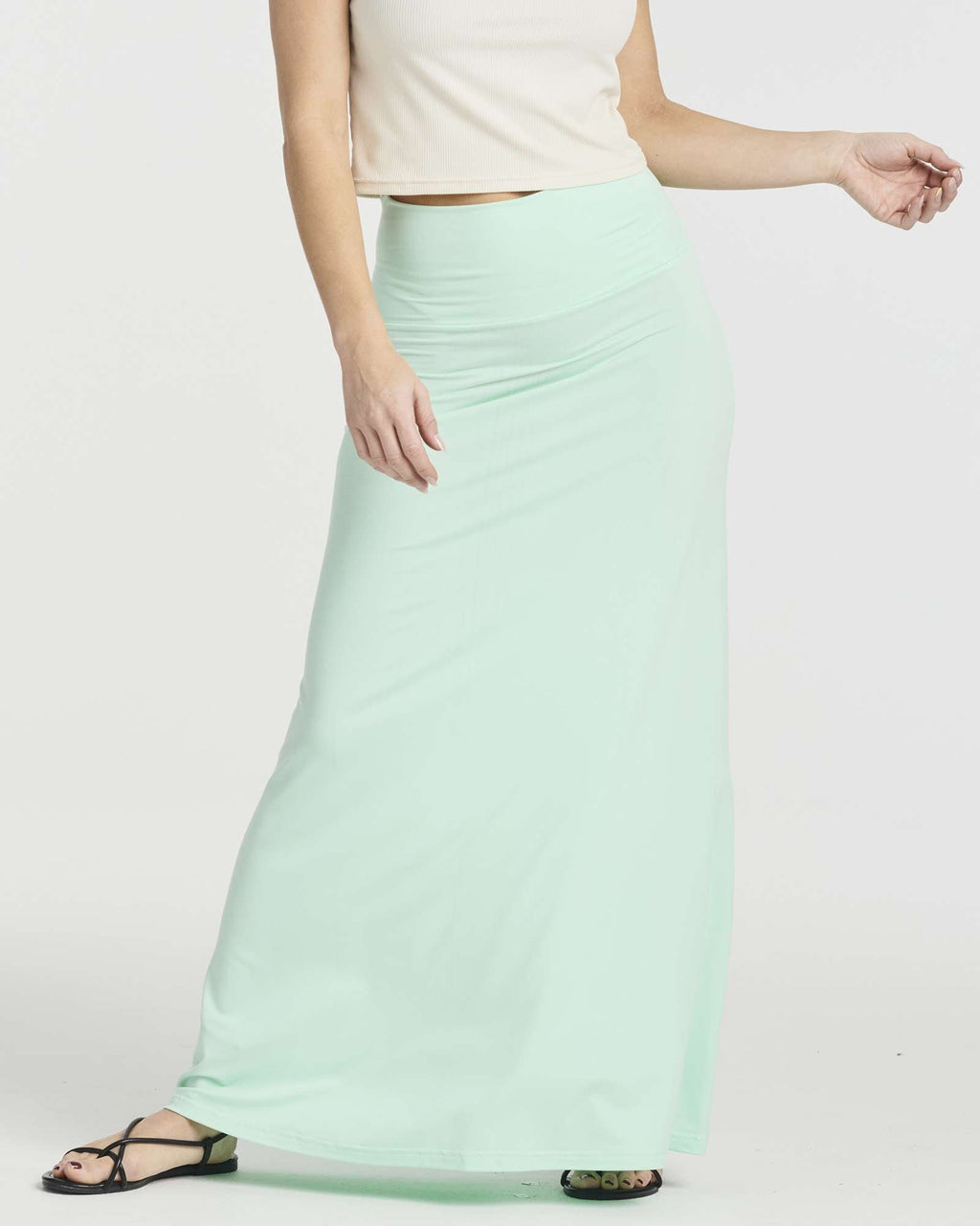 3 Pack: Women's Ultra-Soft Flowy Maxi Skirt