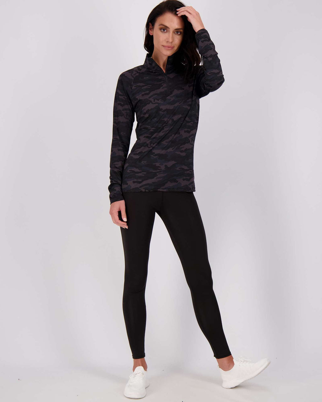 3 Pack: Womens Dry-Fit Active Long Sleeve Quarter Zip