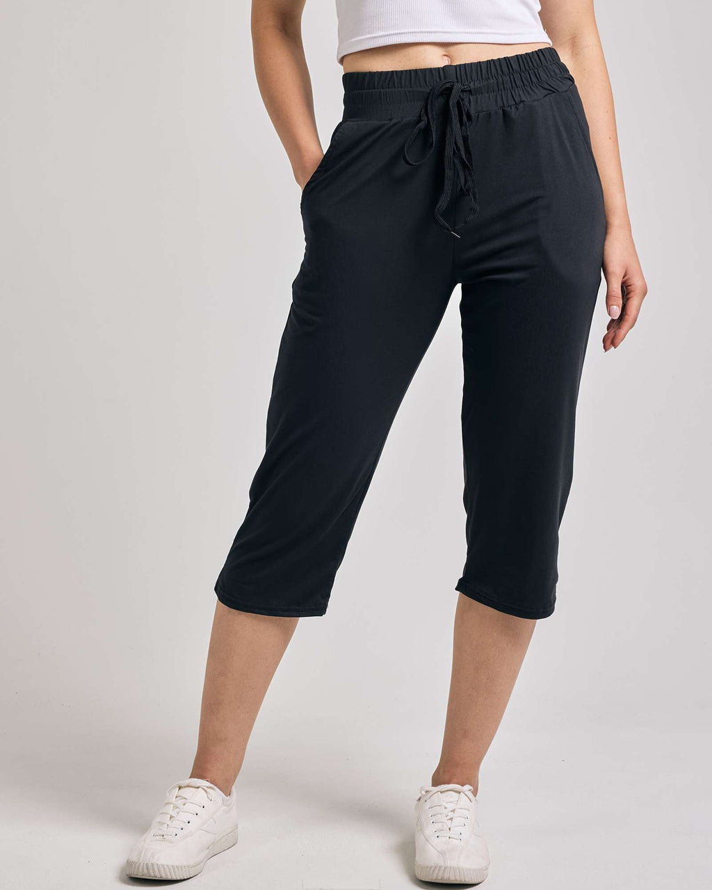 3 Pack: Women's Capri Open Bottom Sweatpants