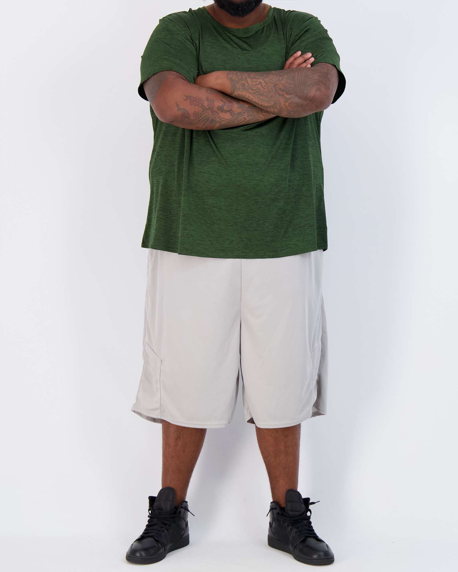 3 Pack: Men’s Big & Tall Dry-Fit Short-Sleeve Crew Neck T-Shirt