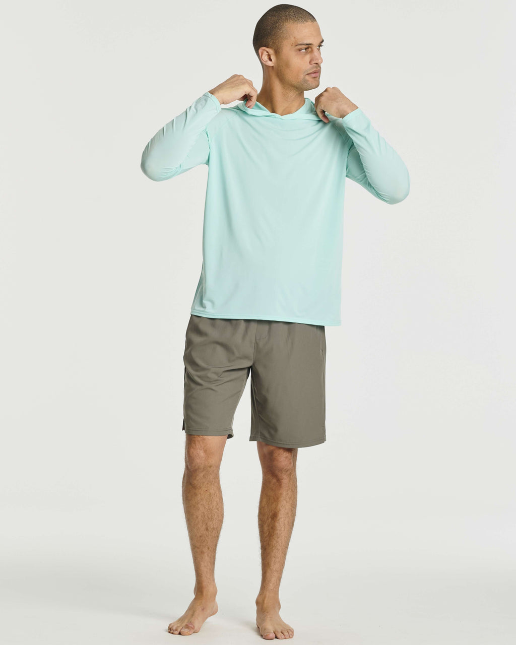 3 Pack: Men's Rash Guard Hoodie (Available In Big & Tall)