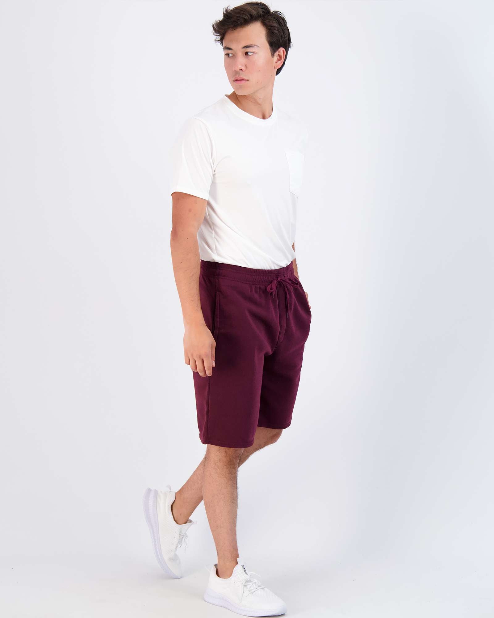 3 Pack: Mens 9" Fleece Casual Lounge Shorts