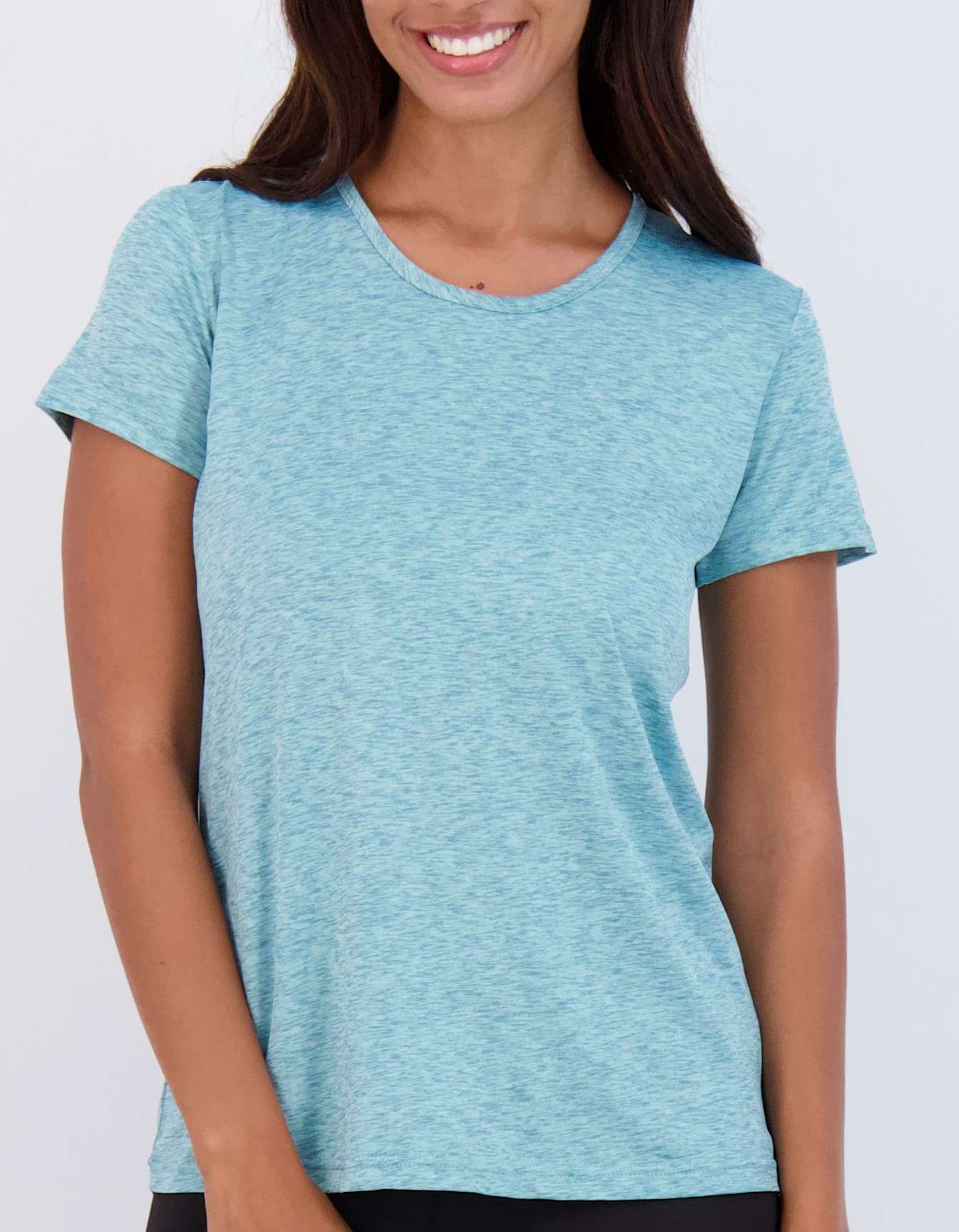 5 Pack: Womens Dry Fit Short-Sleeve Crew Neck Active T-Shirt