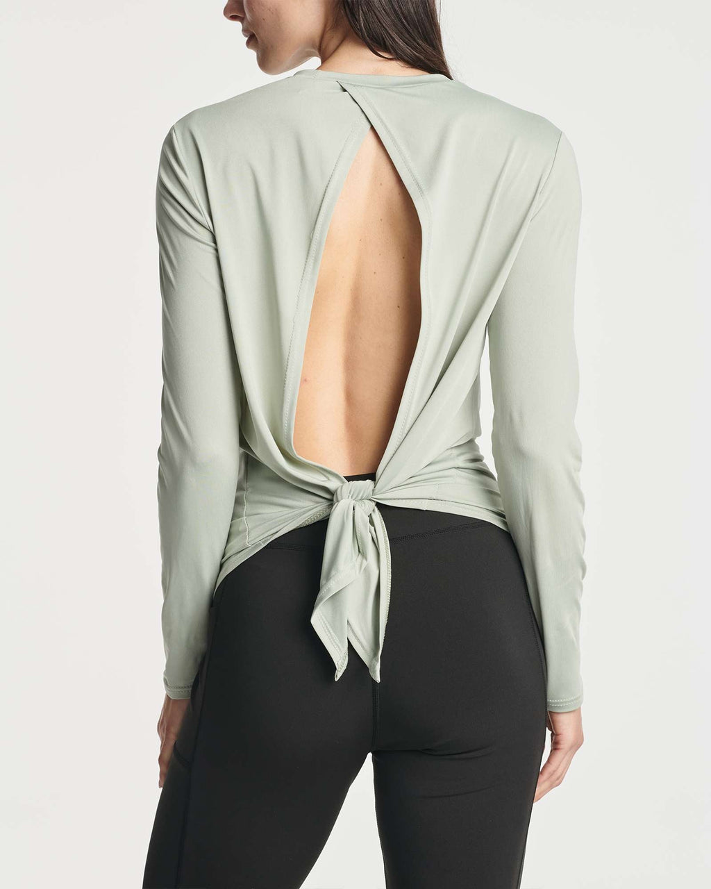 4 Pack: Women's Long-Sleeve Tie Back T-Shirt (Available in Plus Size)