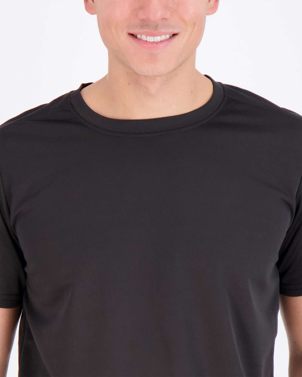 5 Pack: Men’s Mesh Short Sleeve Crew Active T-Shirt