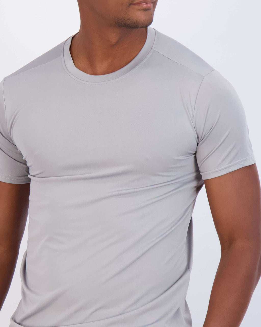 5 Pack: Mens Dry-Fit Active Crew Neck T-Shirt