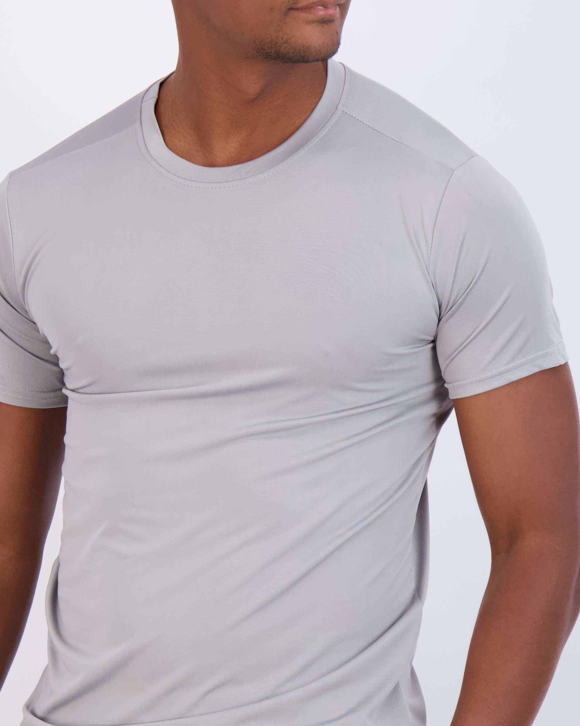 5 Pack: Mens Dry-Fit Active Crew Neck T-Shirt