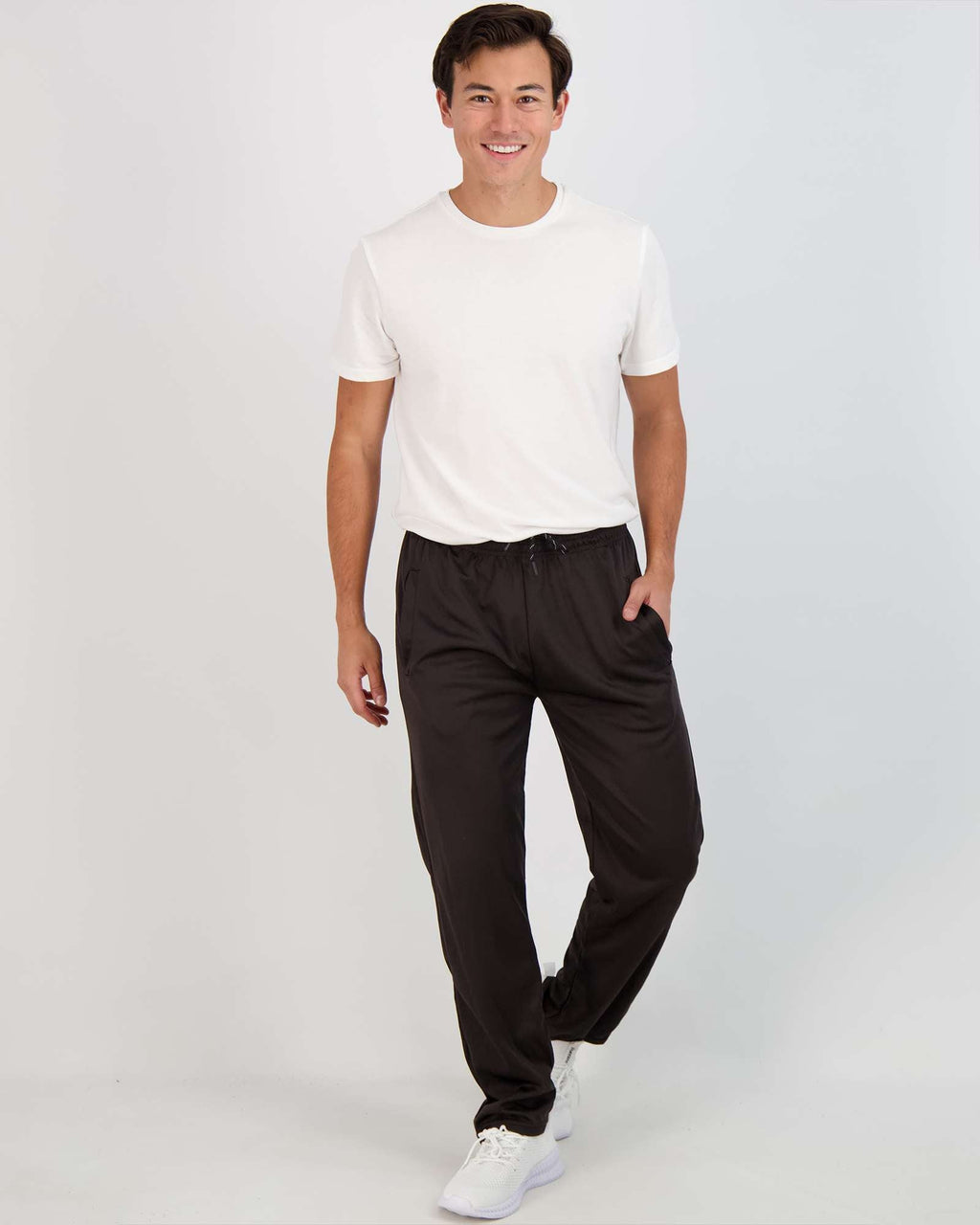 3 Pack: Mens Mesh Active Open Bottom Sweatpants