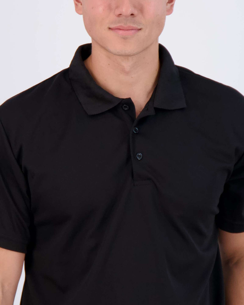 3 Pack: Mens Quick-Dry Short Sleeve Performance Polo Shirt