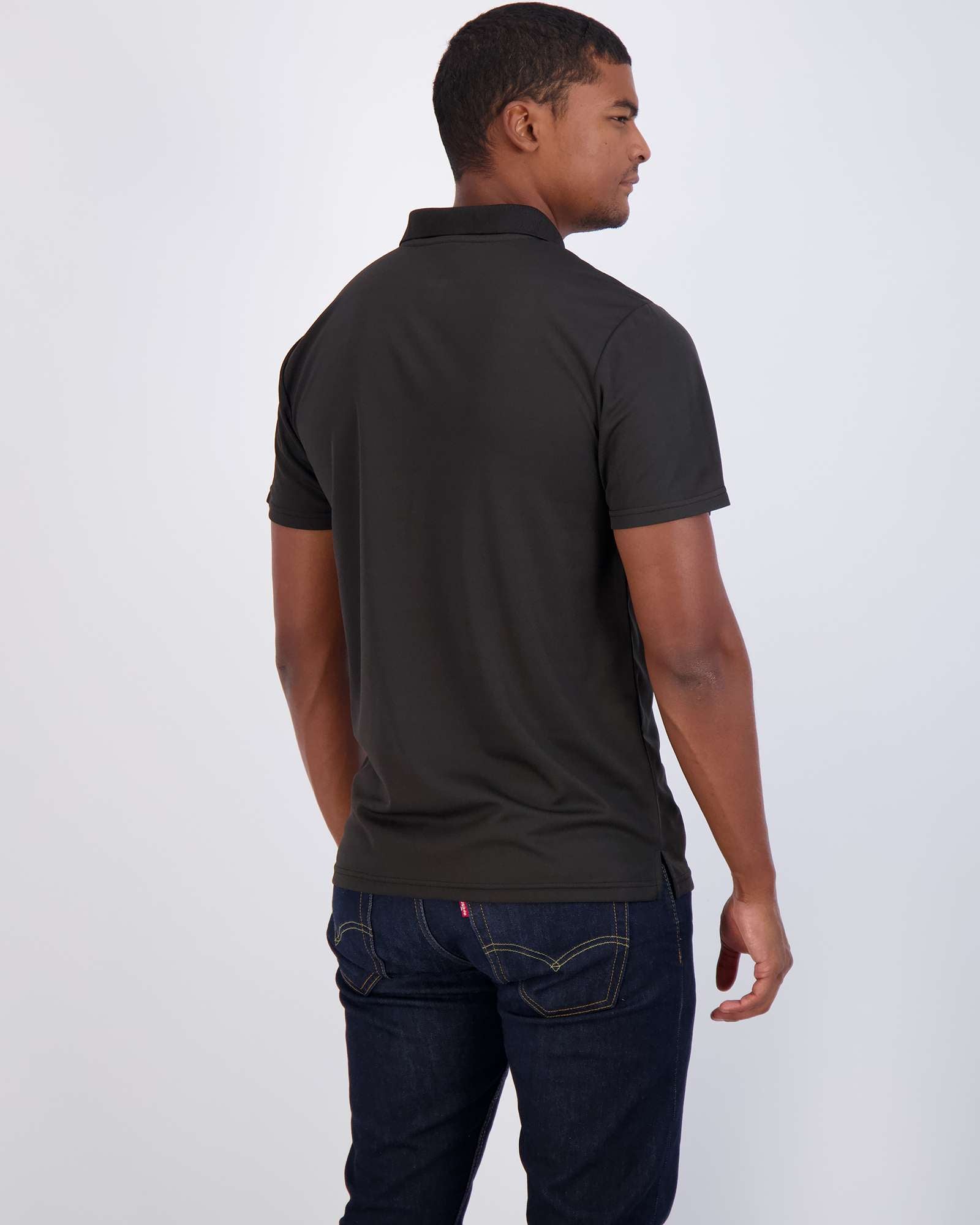 3 Pack: Mens Quick-Dry Short Sleeve Performance Polo Shirt