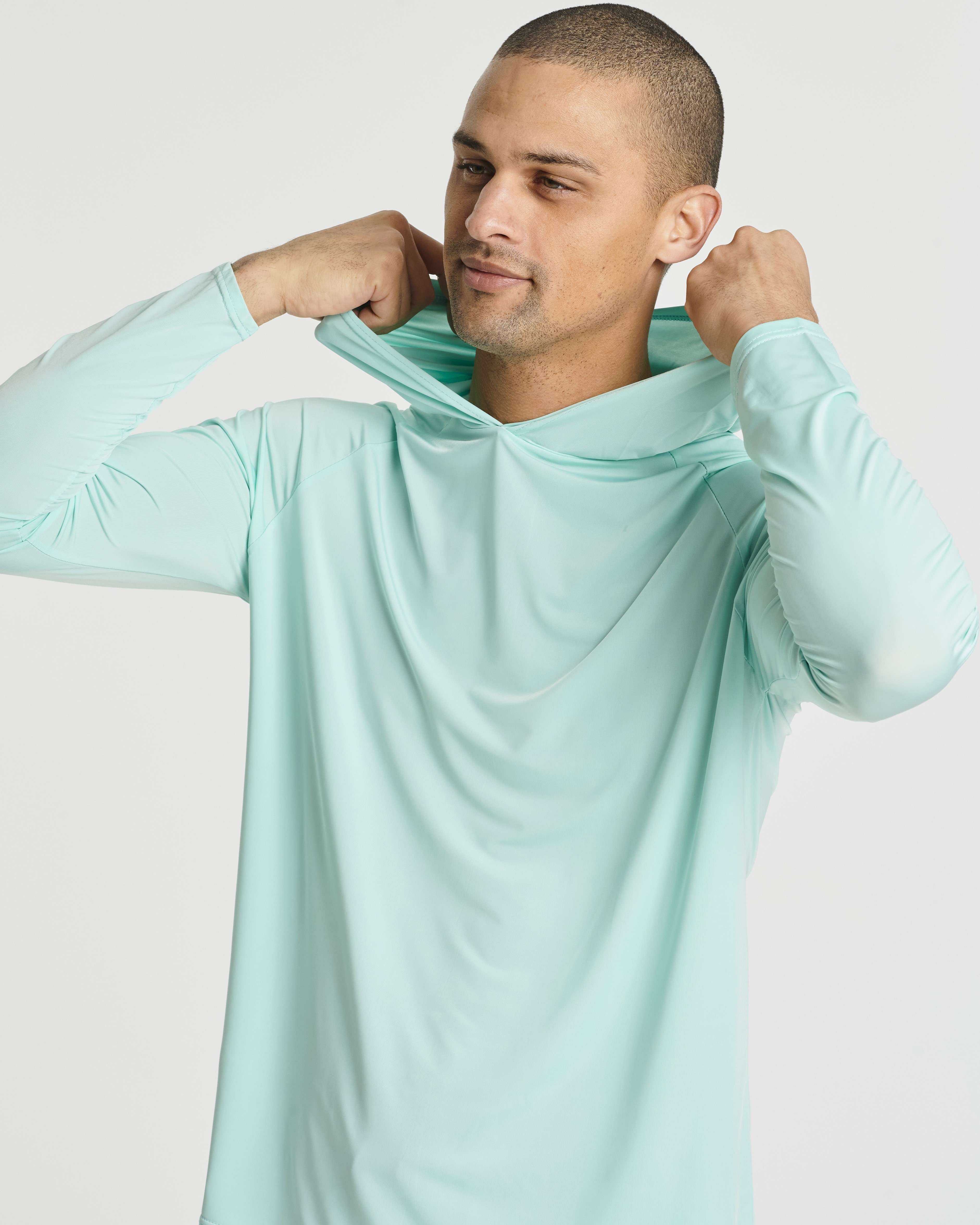 3 Pack: Men's Rash Guard Hoodie (Available In Big & Tall)