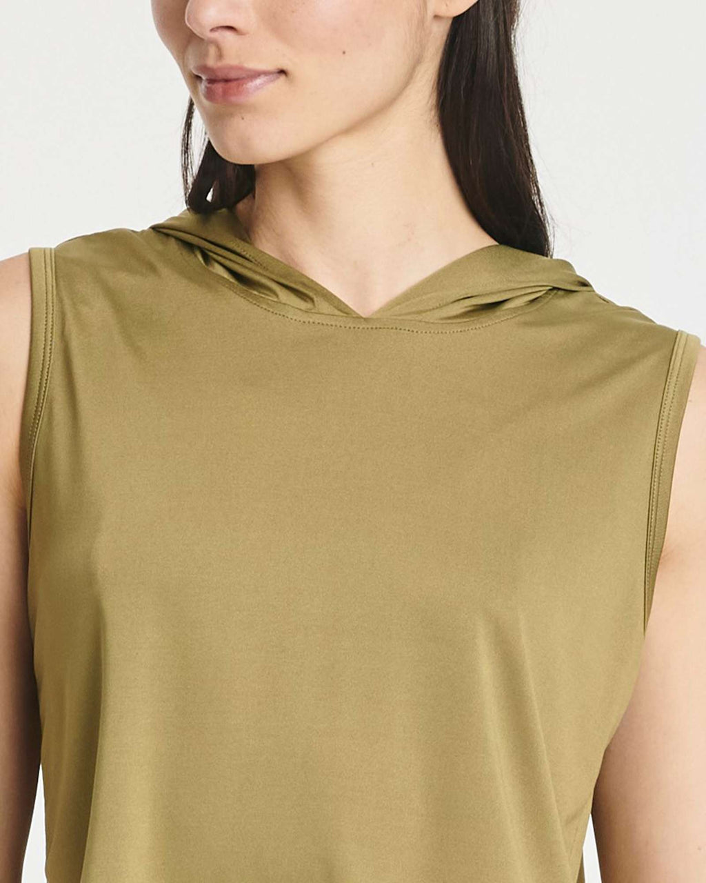 3 Pack: Women's Sleeveless Cropped Tank Top Hoodie