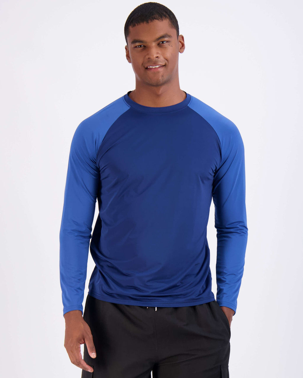 4 Pack: Men's Long Sleeve Rash Guard Shirt (Available In Big & Tall)