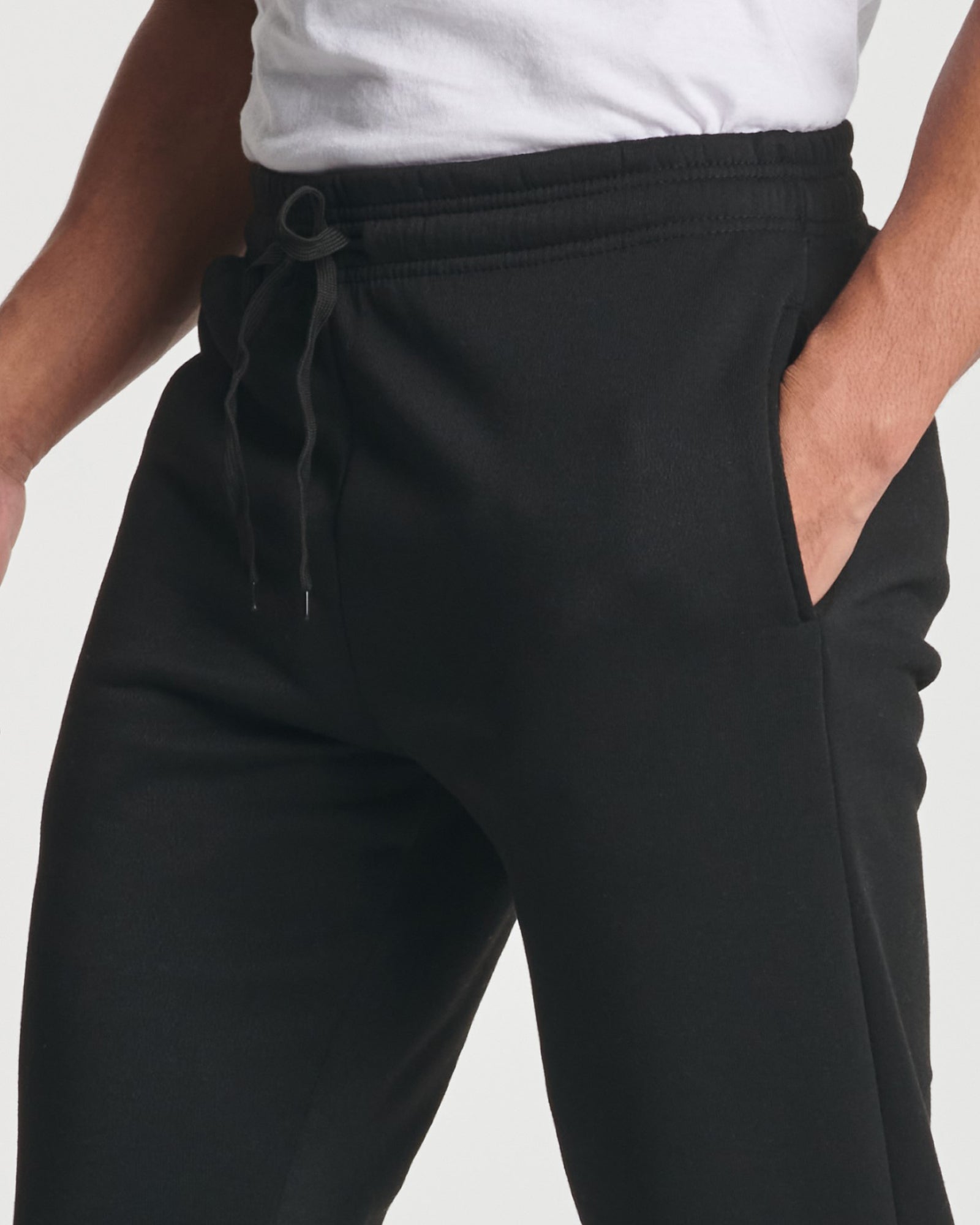 3 Pack: Mens Fleece Open Bottom Sweatpants