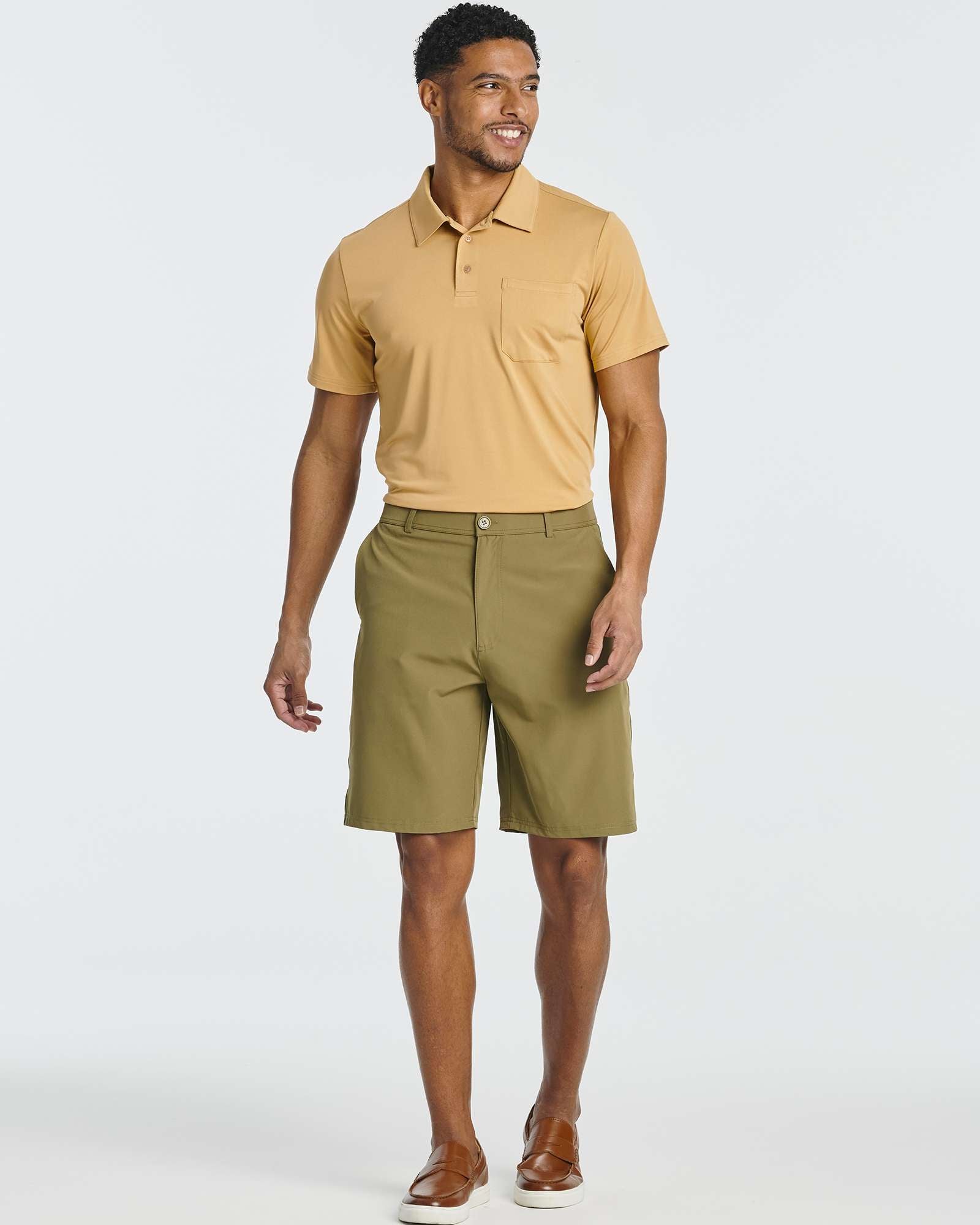 3 Pack: Men's 9" Golf Shorts