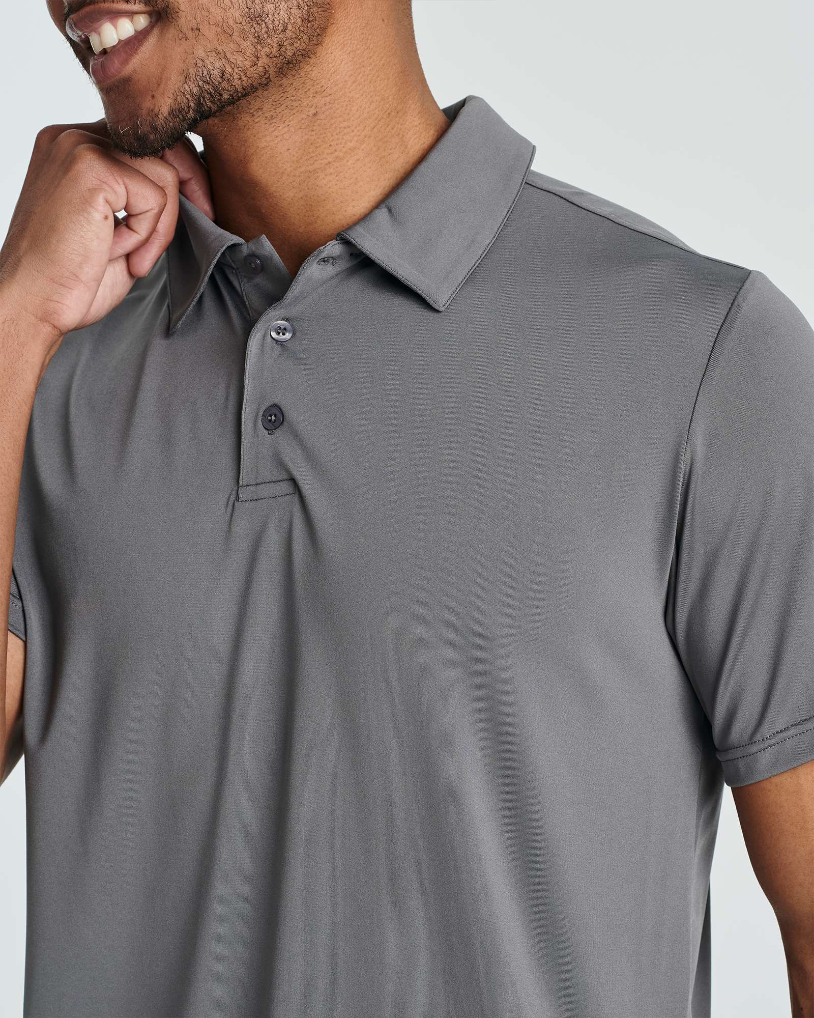 3 Pack: Men's Dry-Fit Short Sleeve Polo Shirt (Available in Big & Tall)