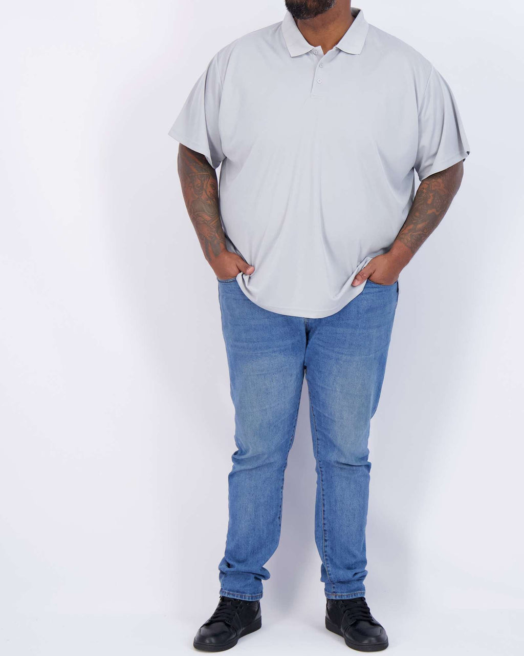 3 Pack: Mens Quick-Dry Short Sleeve Performance Polo Shirt