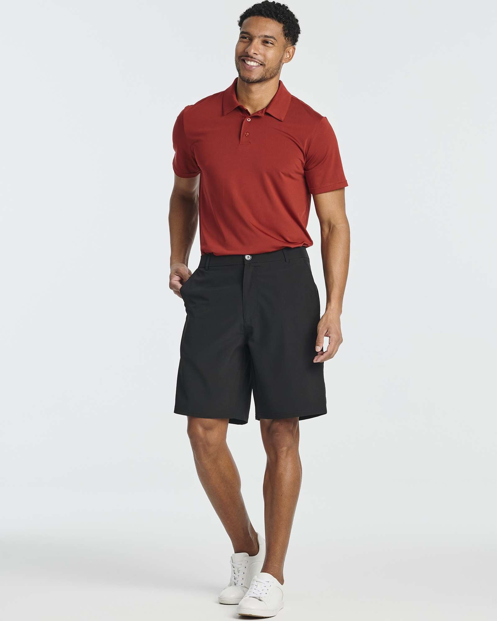 3 Pack: Men's 9" Golf Shorts