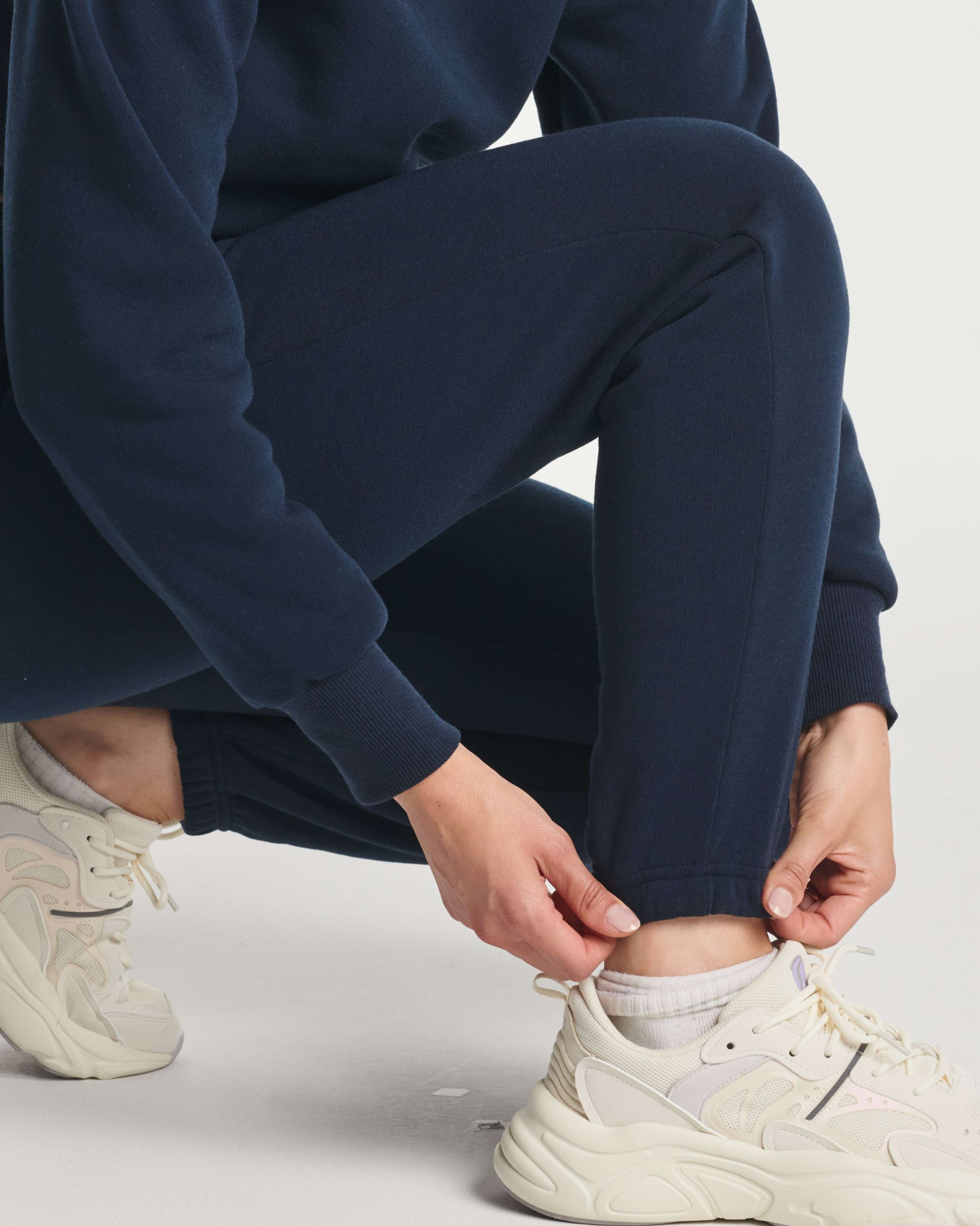 3 Pack: Women's Fleece Jogger Sweatpants with Elastic Cuff (Available in Plus Size)