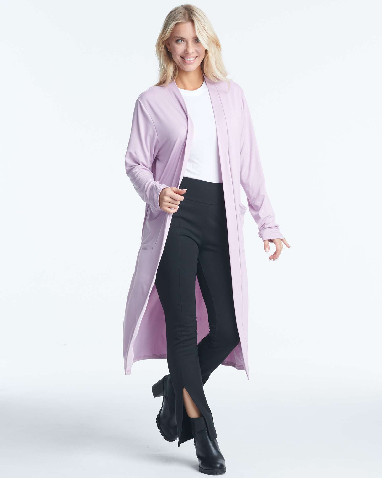 3 Pack: Women's Long Sleeve Open-Front Cardigan