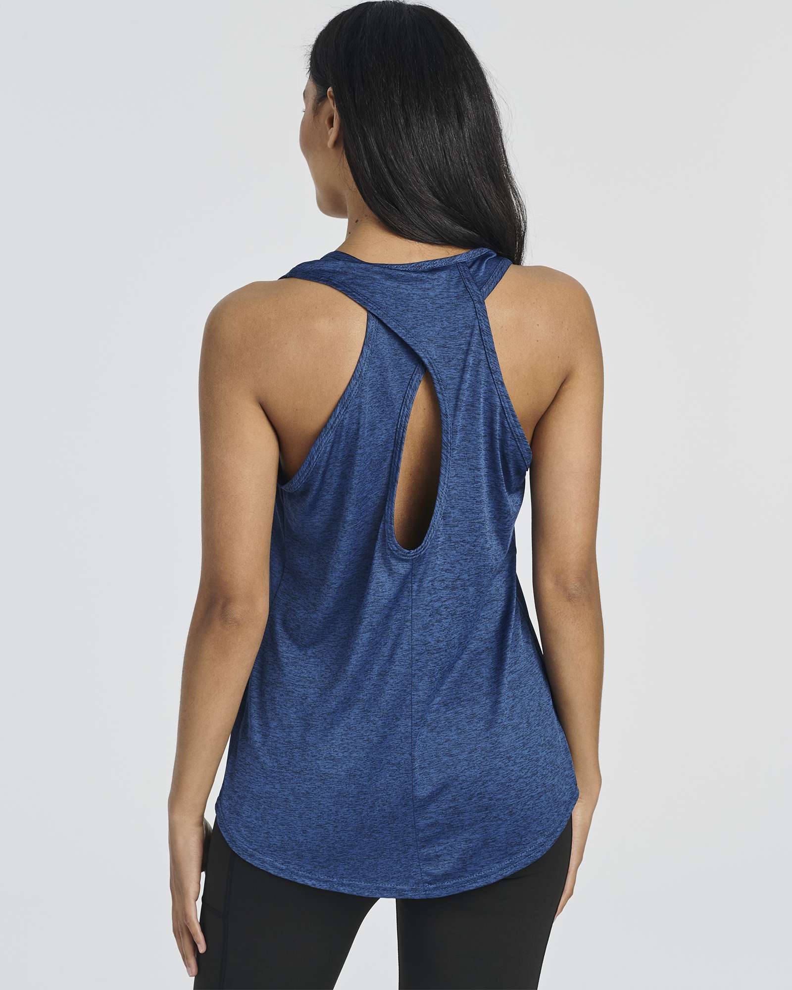 5 Pack: Women's Crossback Workout Tank Top