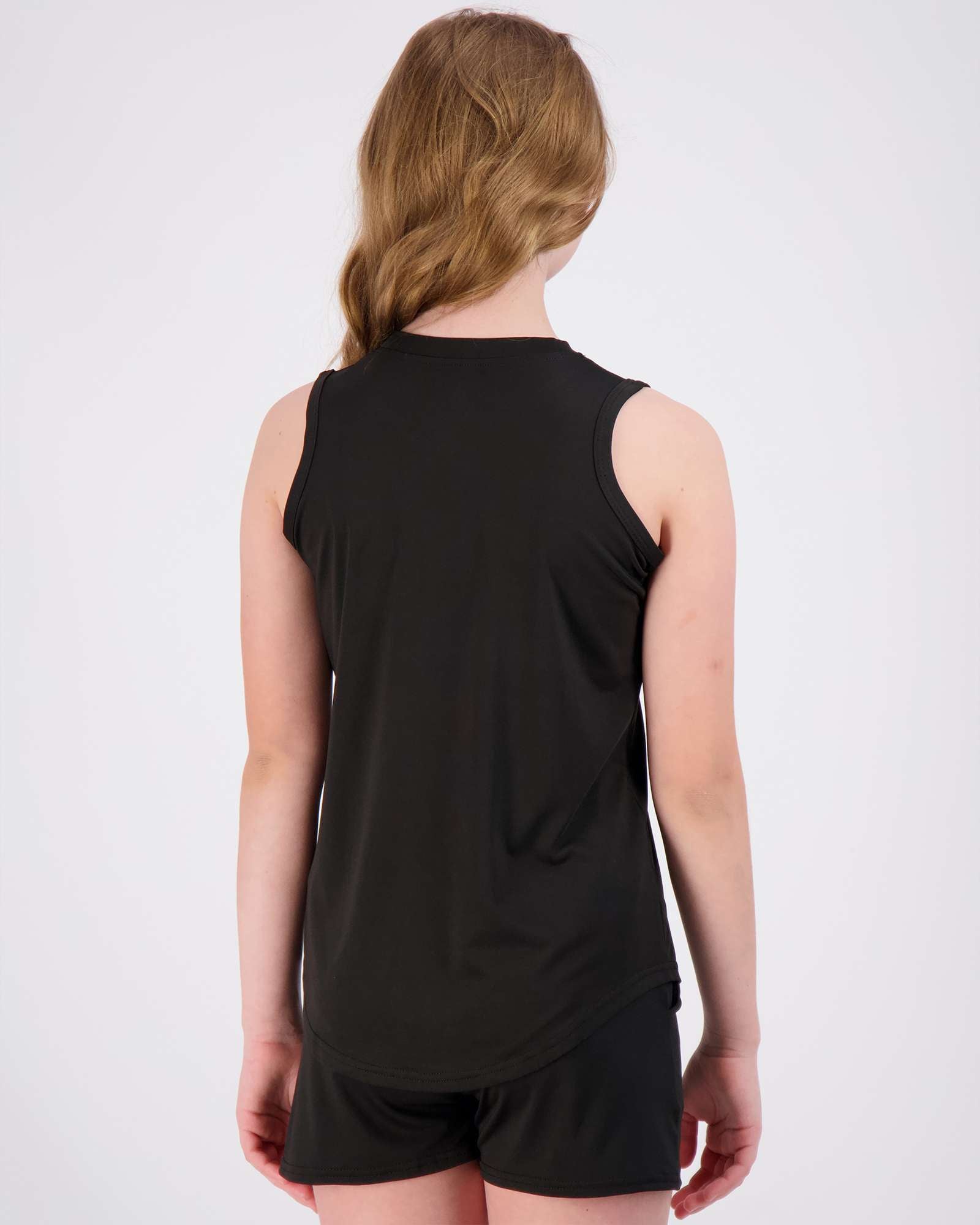 4 Pack: Girls Active Dry Fit Performance Tank Top