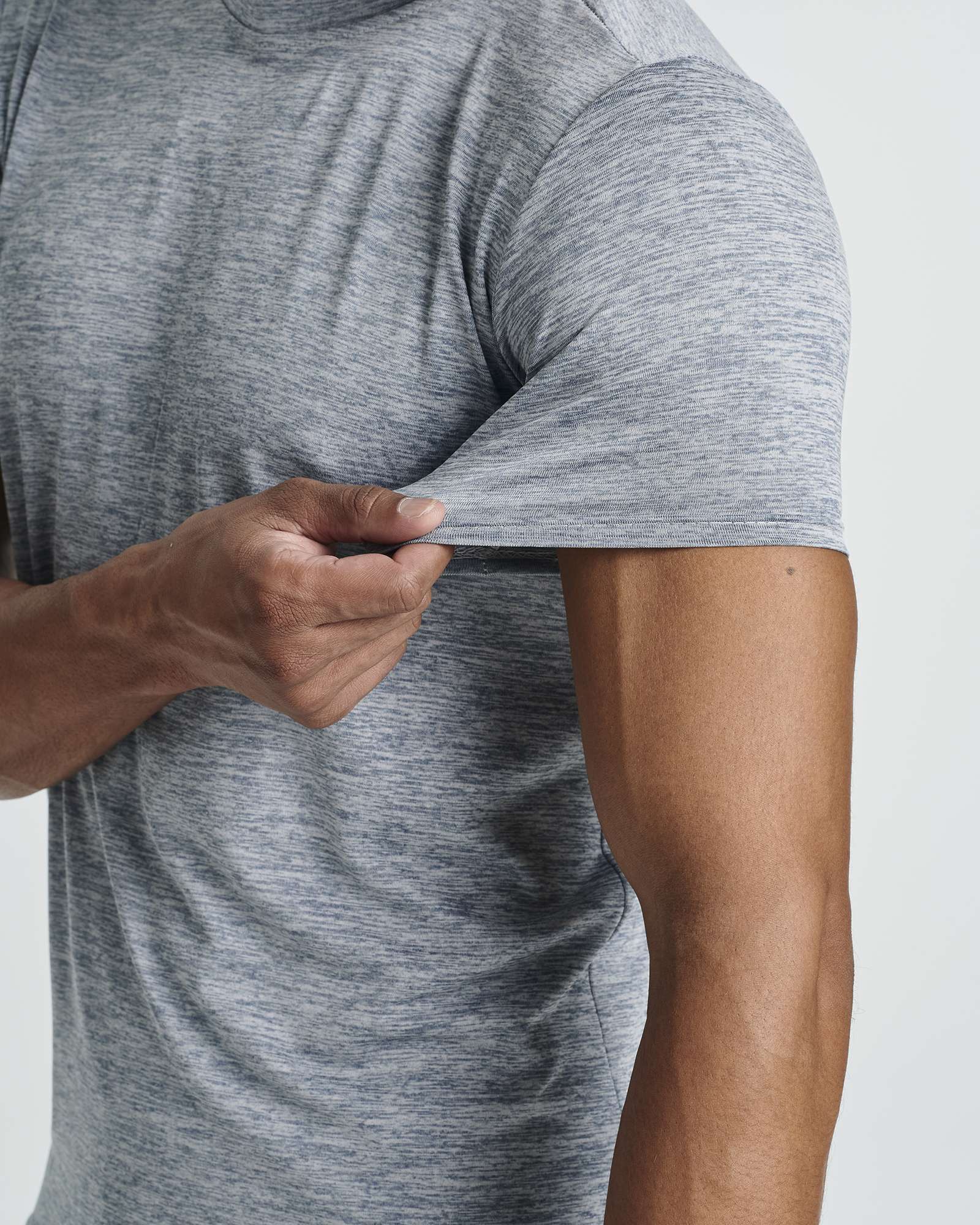 5 Pack: Mens Dry-Fit Active Crew Neck T-Shirt