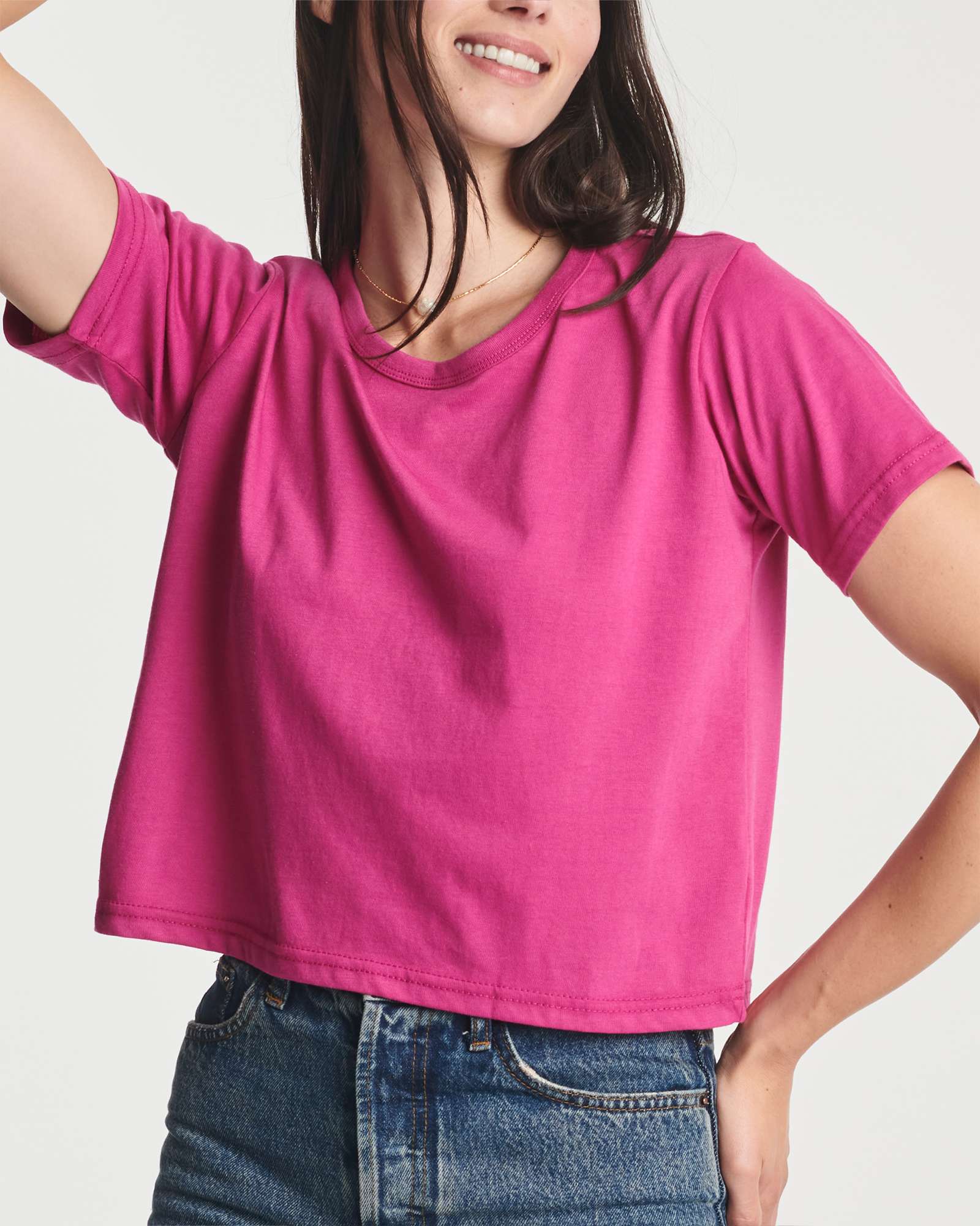 4 Pack: Women's Short Sleeve Crop Top