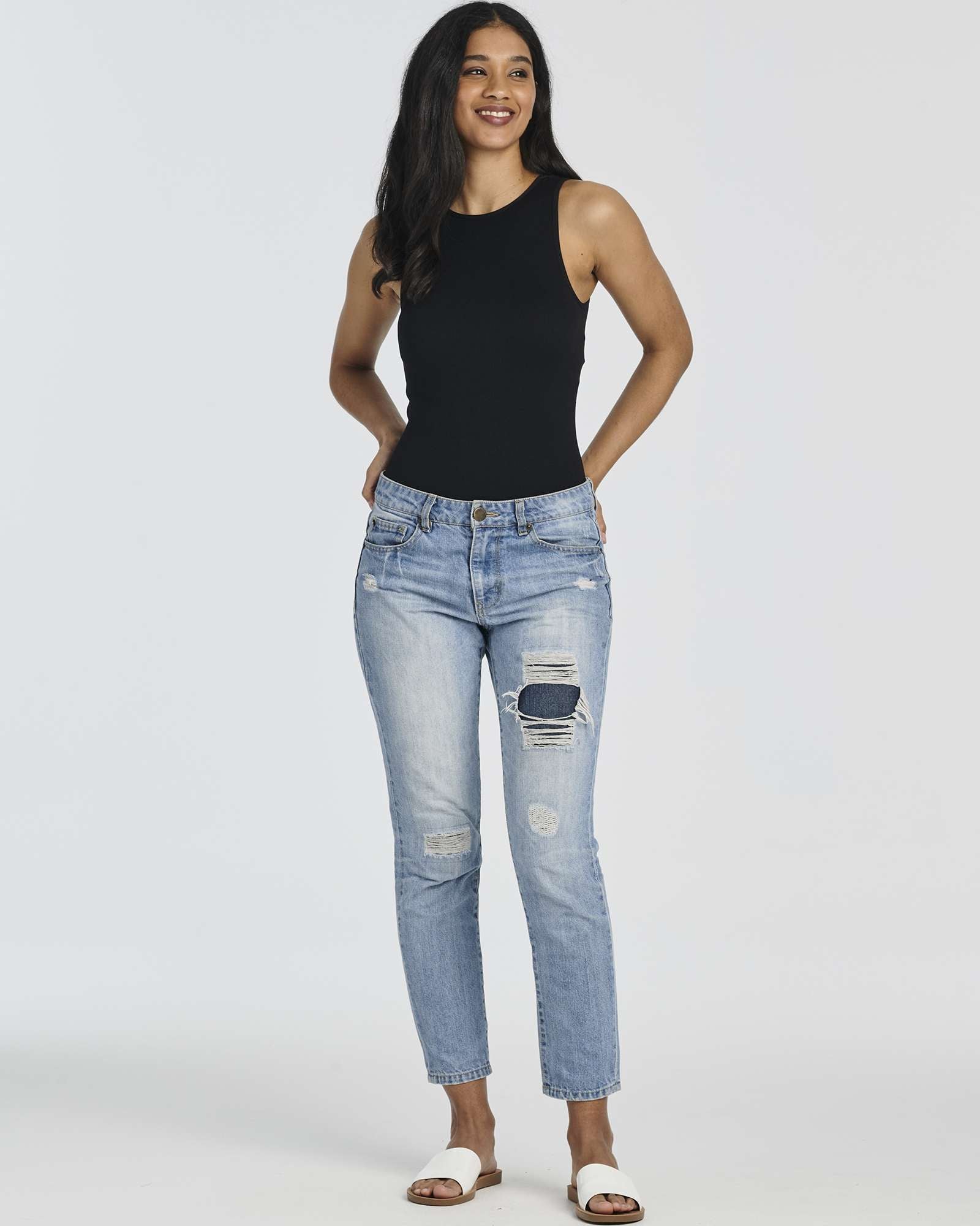 3 Pack: Women's Ribbed Sleeveless Bodysuit Tank Tops