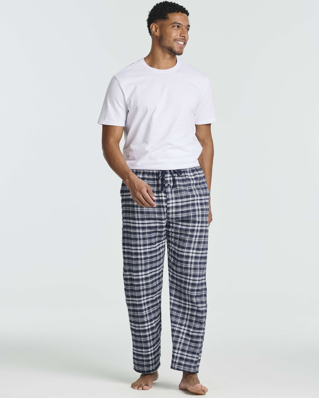 3 Pack: Mens Flannel Plaid Pajama Pants