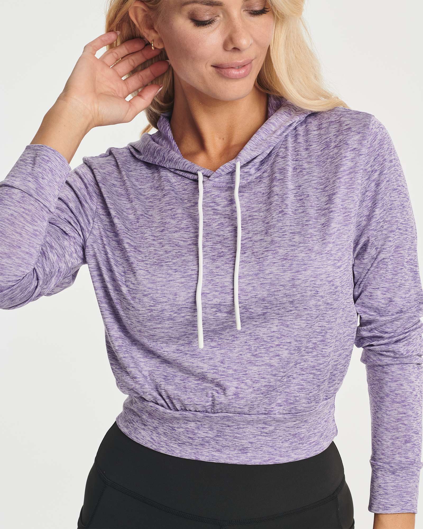 3 Pack: Women's Long Sleeve Cropped Hoodie