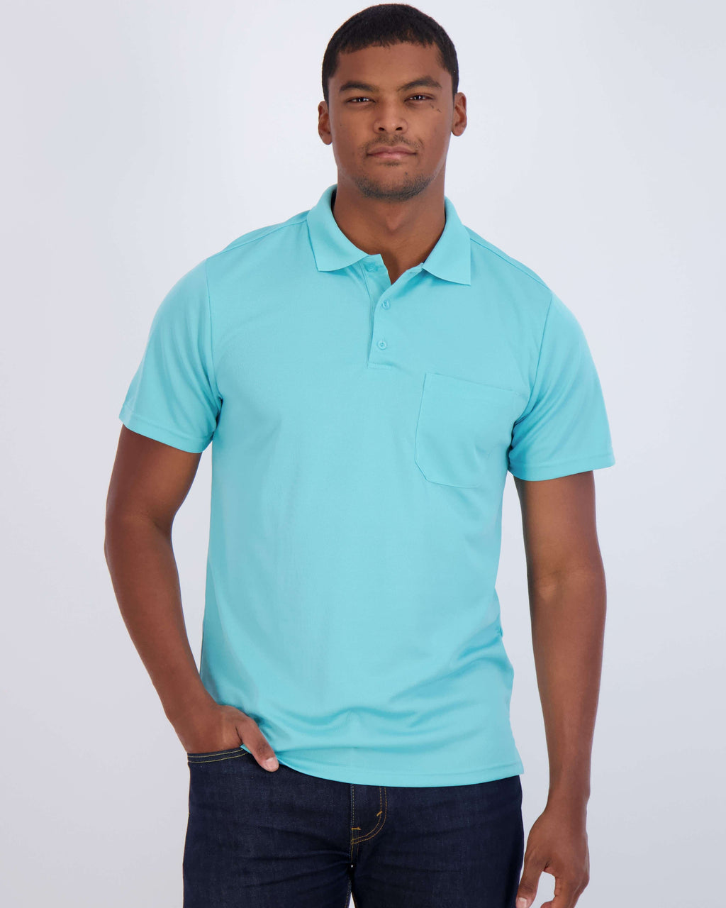 3 Pack: Men's Big & Tall Short Sleeve Dry-Fit Polo Shirt