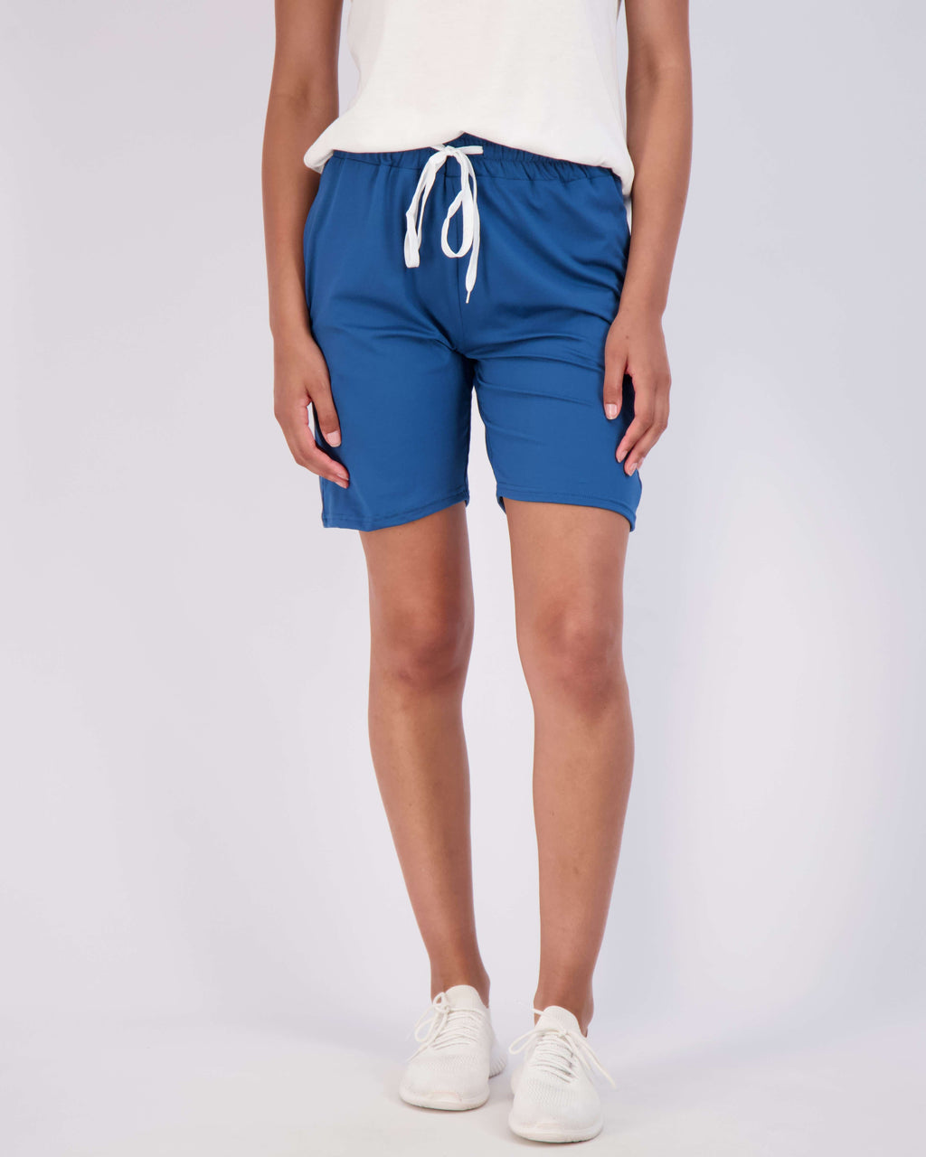 4 Pack: Women's 7" Bermuda Long High Waisted Shorts (Available in Plus Size)