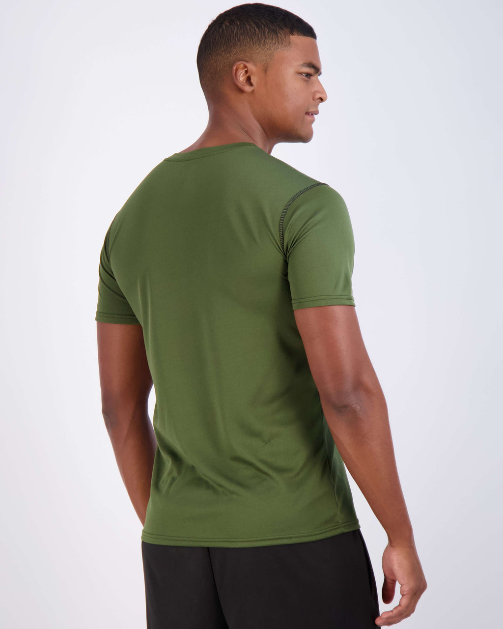 5 Pack: Mens V-Neck Mesh Active Short Sleeve T-Shirt (Available in Big & Tall)