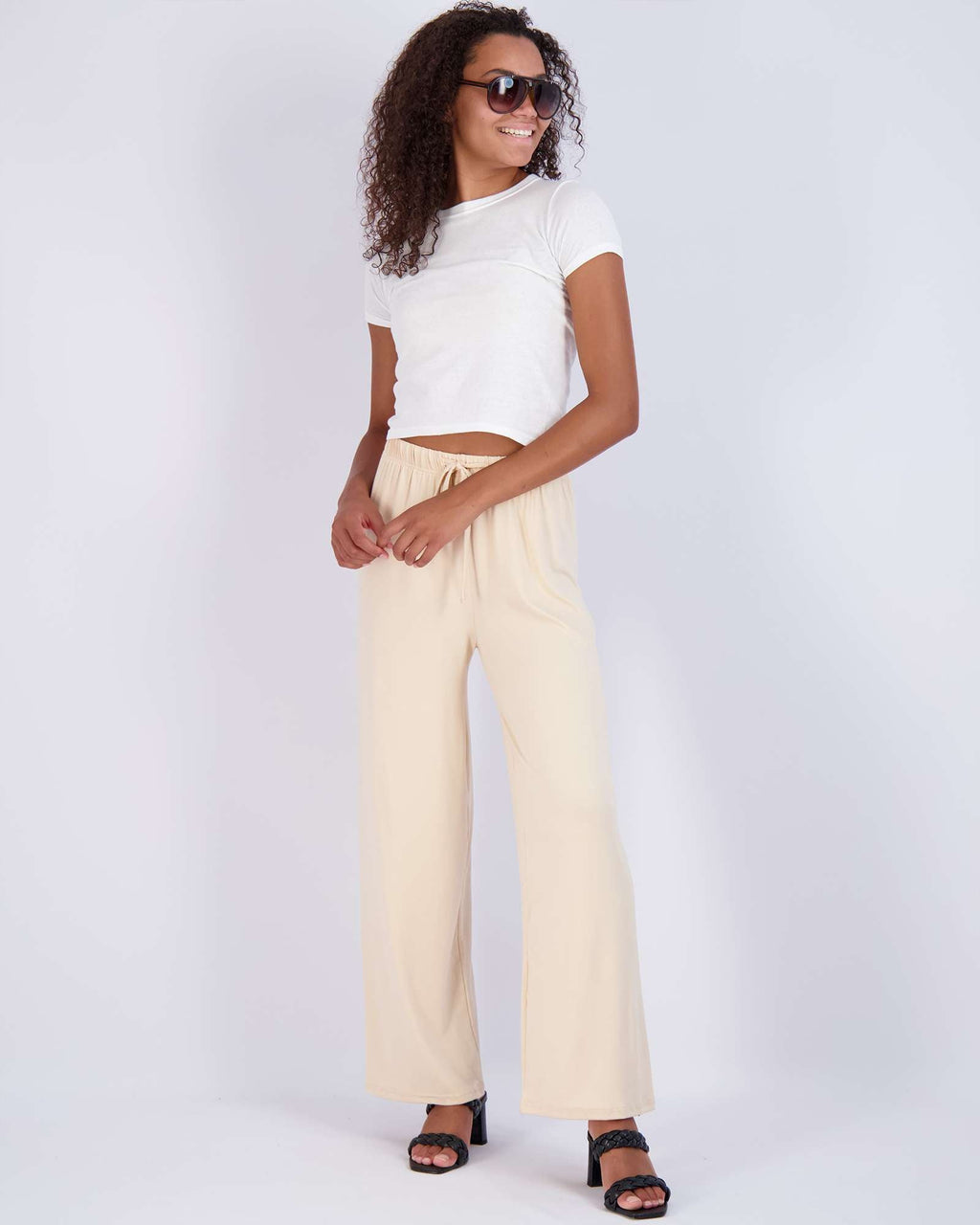 3 Pack: Womens Wide Leg Palazzo Lounge Pajama Pants