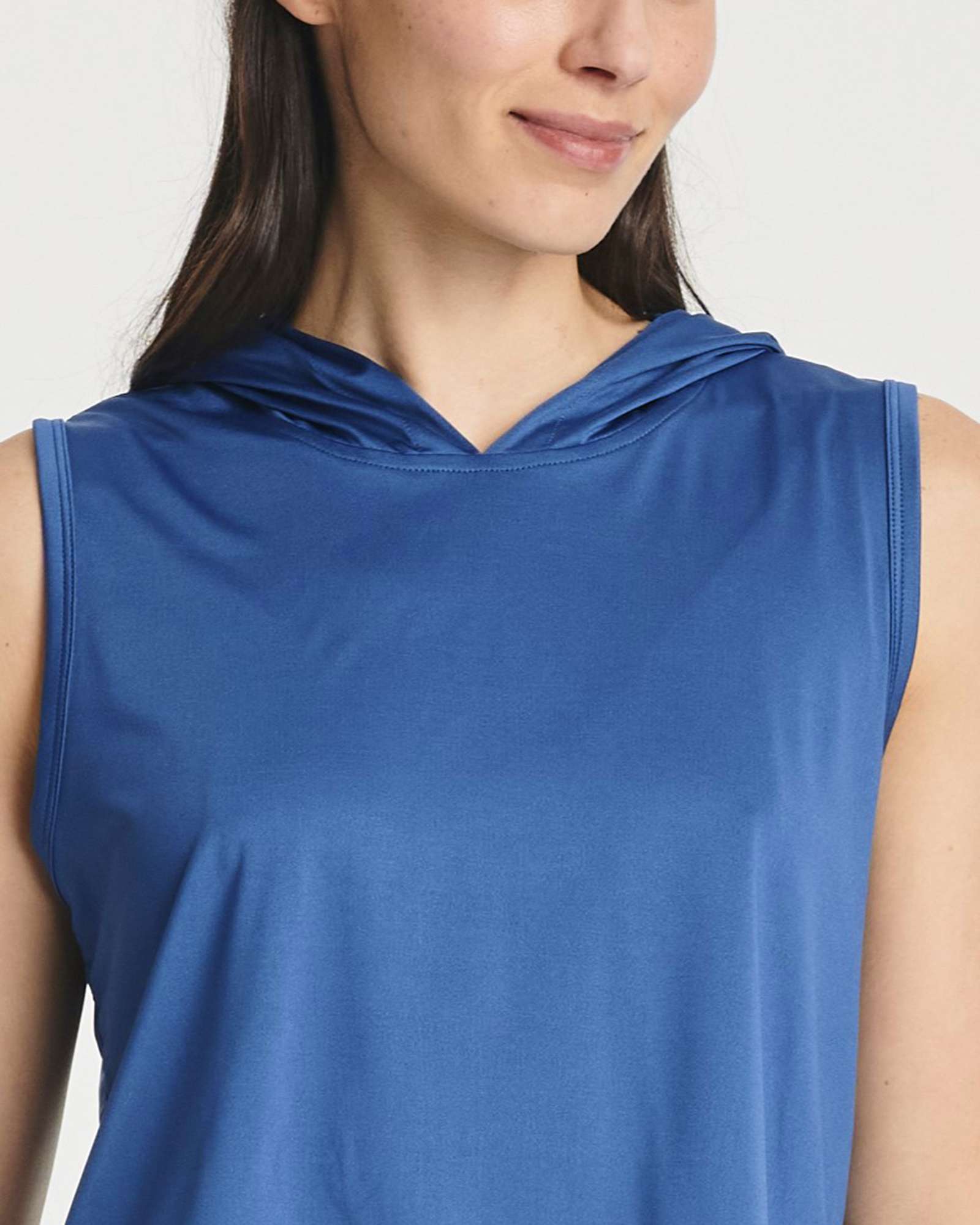 3 Pack: Women's Sleeveless Cropped Tank Top Hoodie