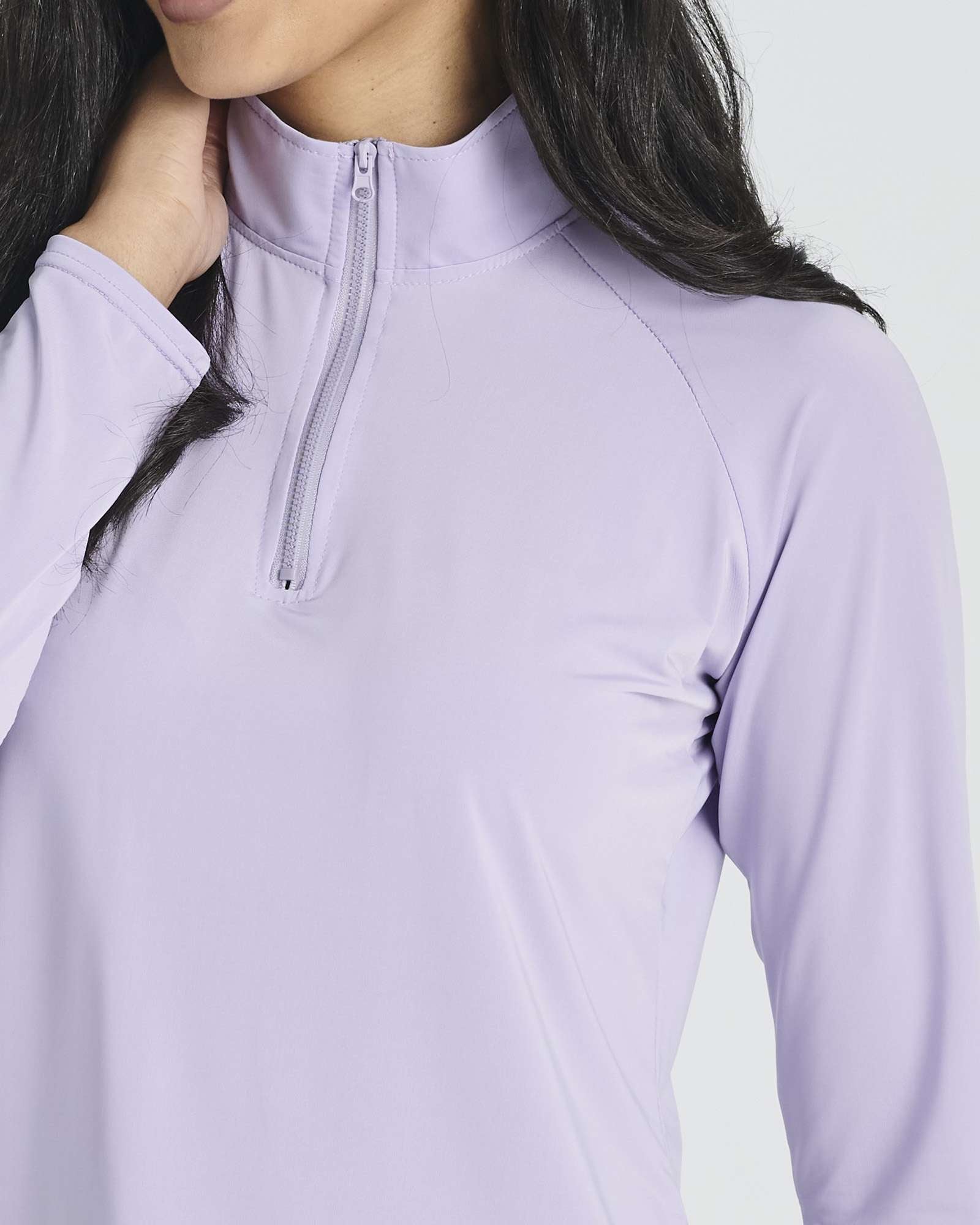 3 Pack: Women's 1/4 Zip Rash Guard Long Sleeve Swim Shirt