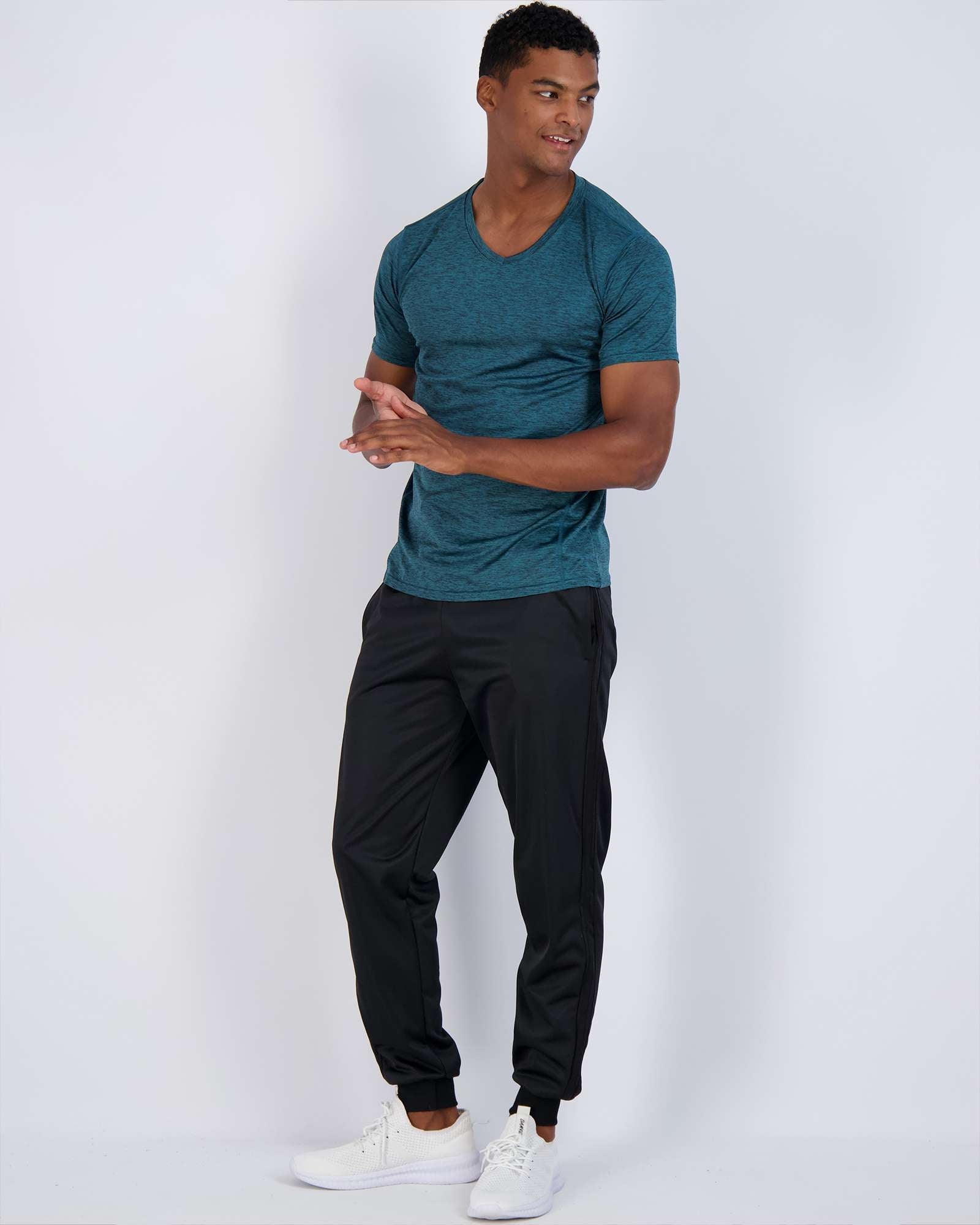 5 Pack: Men’s V-Neck Dry-Fit T-Shirt