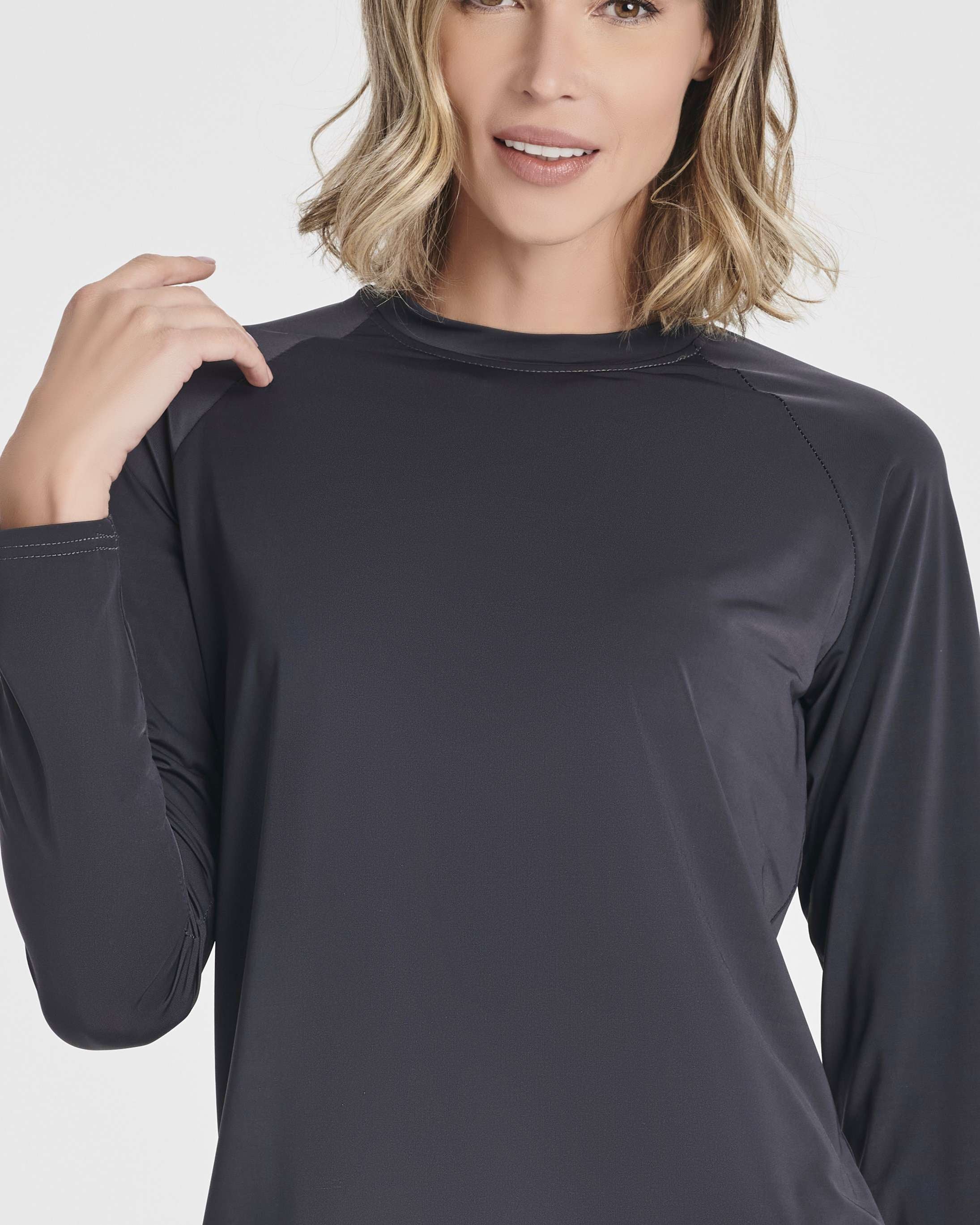 4 Pack: Women's Long Sleeve Rash Guard Shirt Swimwear UPF Sun Protection (Available In Plus Size)