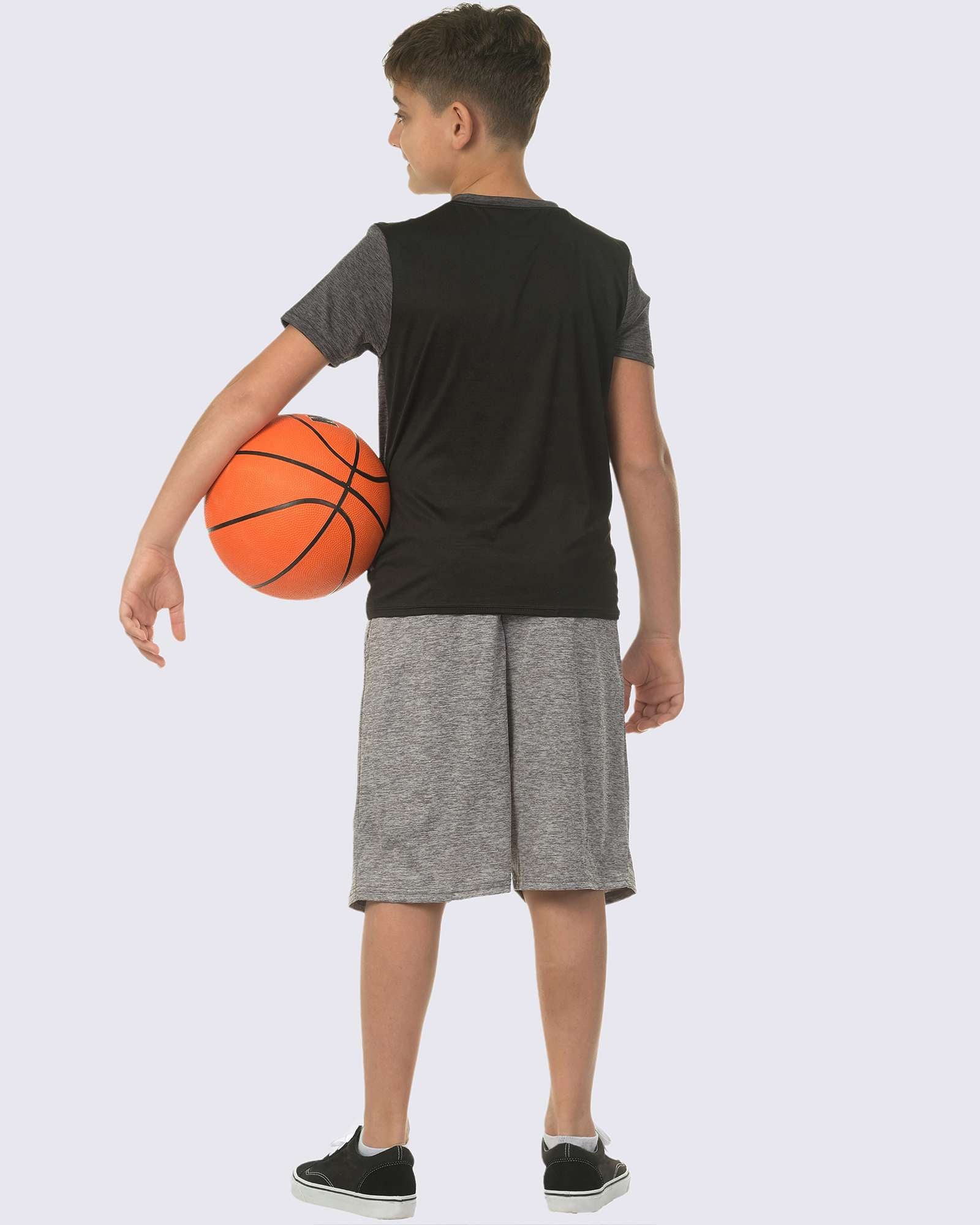 5 Pack: Boys Dry Fit Active Short-Sleeve T-Shirt