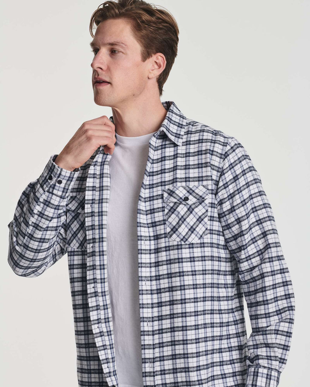 3 Pack: Men's Long-Sleeve Flannel Shirt