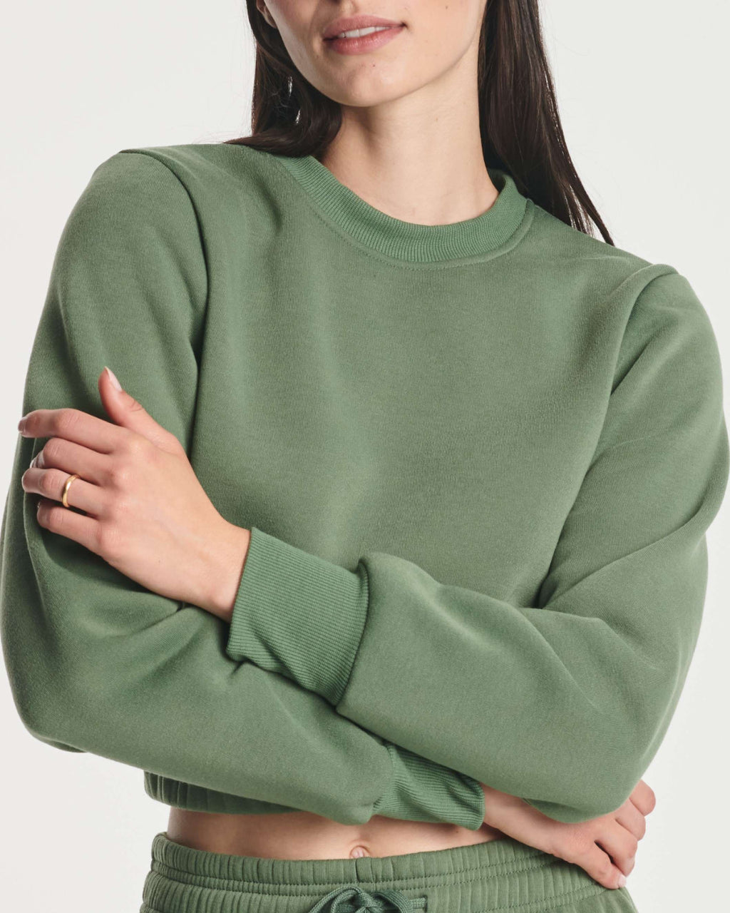 3 Pack: Women's Fleece Cropped Sweatshirt (Available in Plus Size)