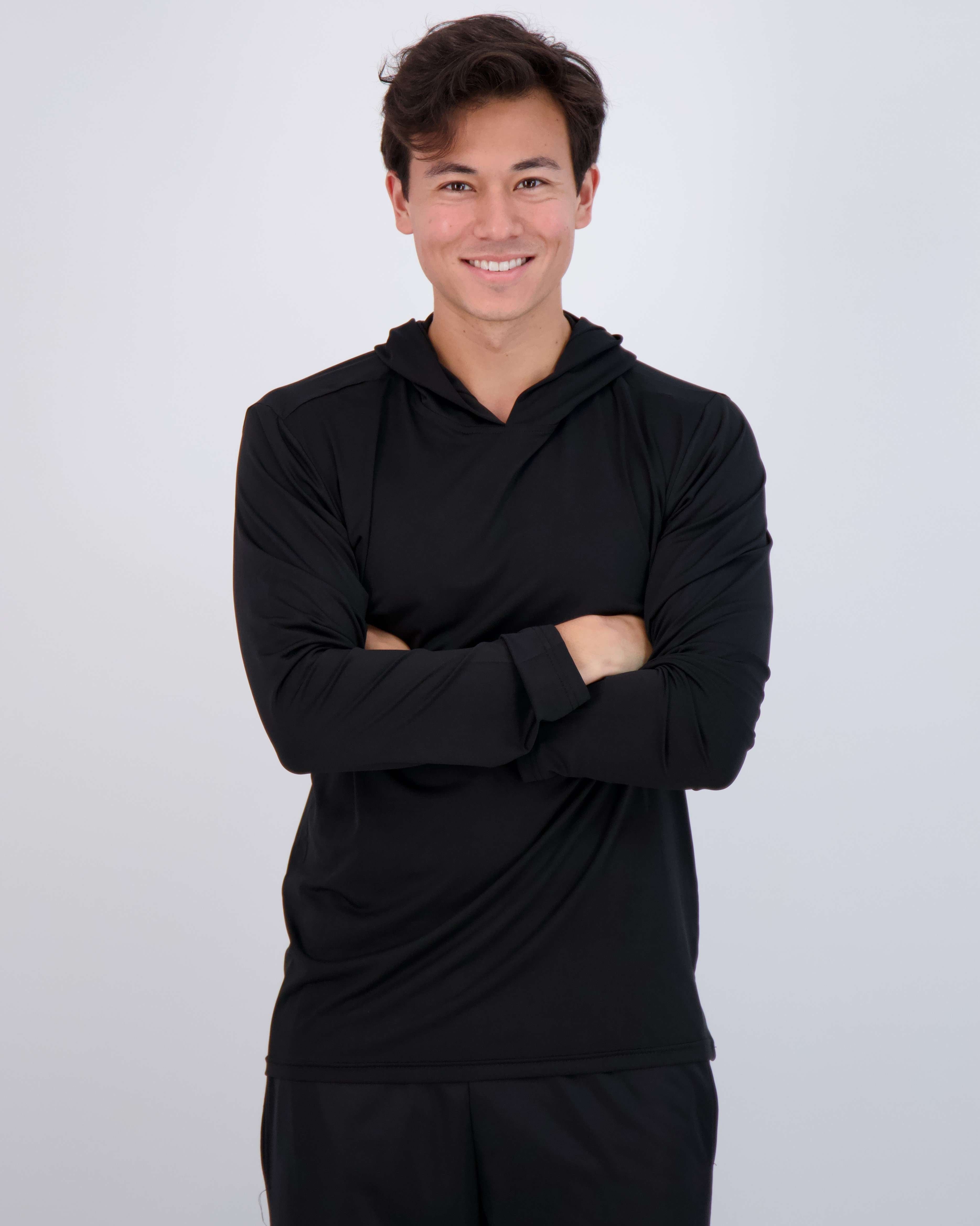 3 Pack: Mens Dry Fit Active Hoodie Pullover Sweatshirt