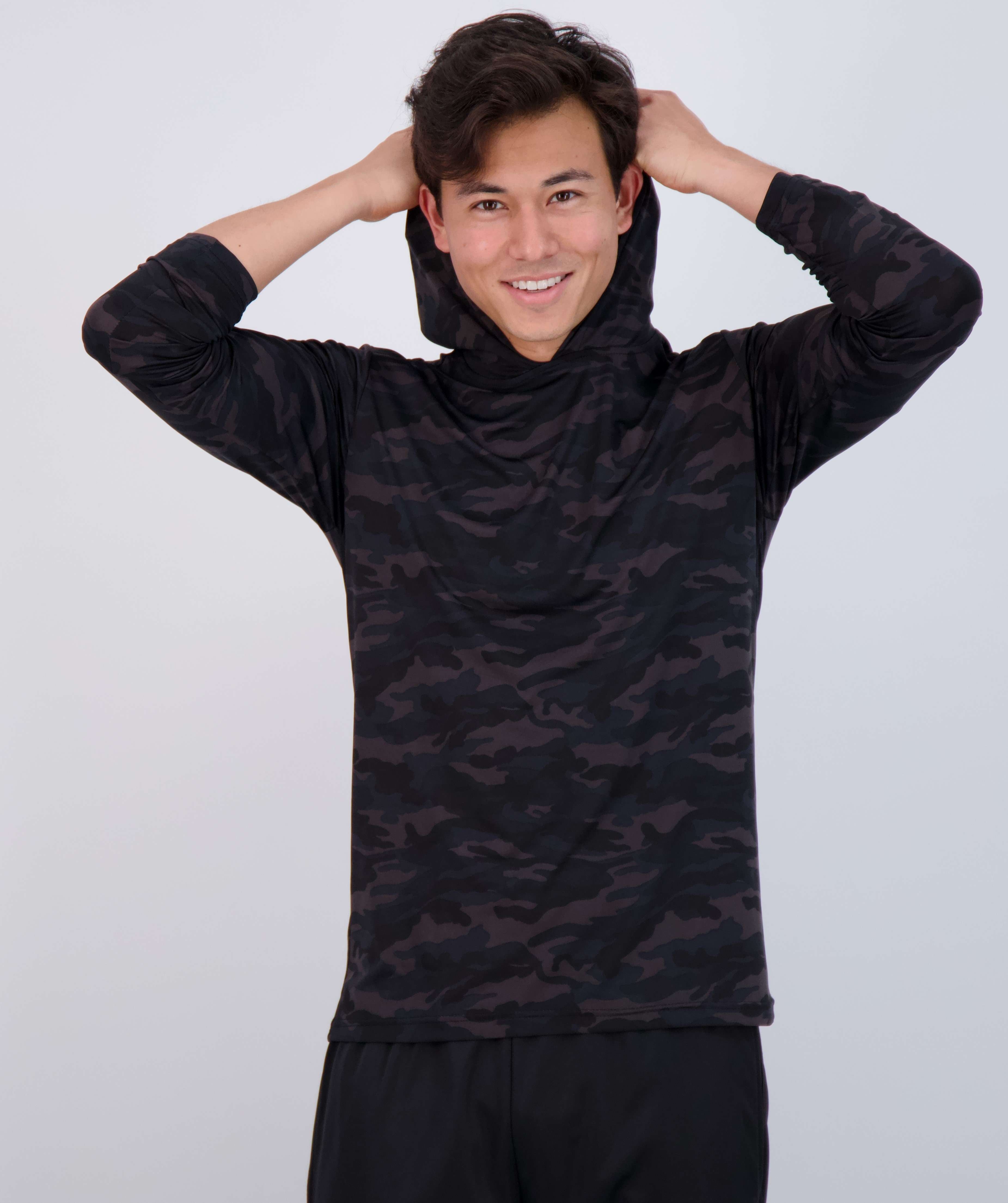 3 Pack: Mens Dry Fit Active Hoodie Pullover Sweatshirt