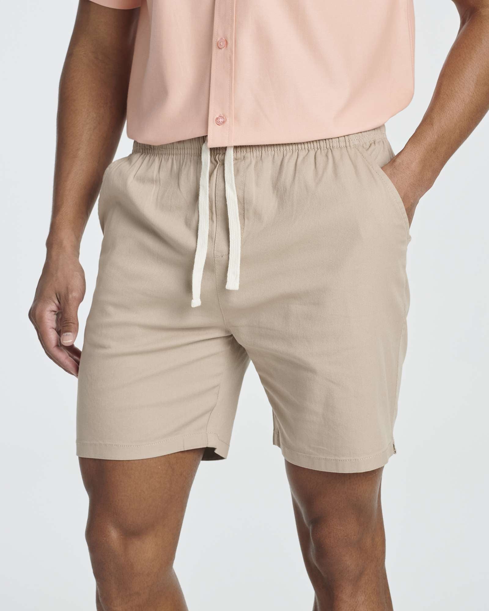 3 Pack: Men's Cotton 7" Walk Short