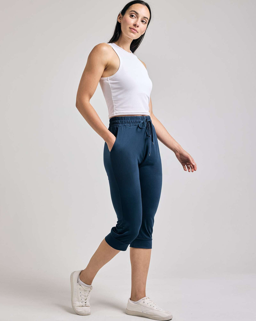 3 Pack: Women's Capri Joggers (Available in Plus Size)