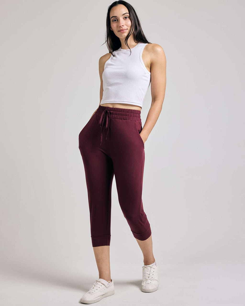 3 Pack: Women's Capri Joggers (Available in Plus Size)