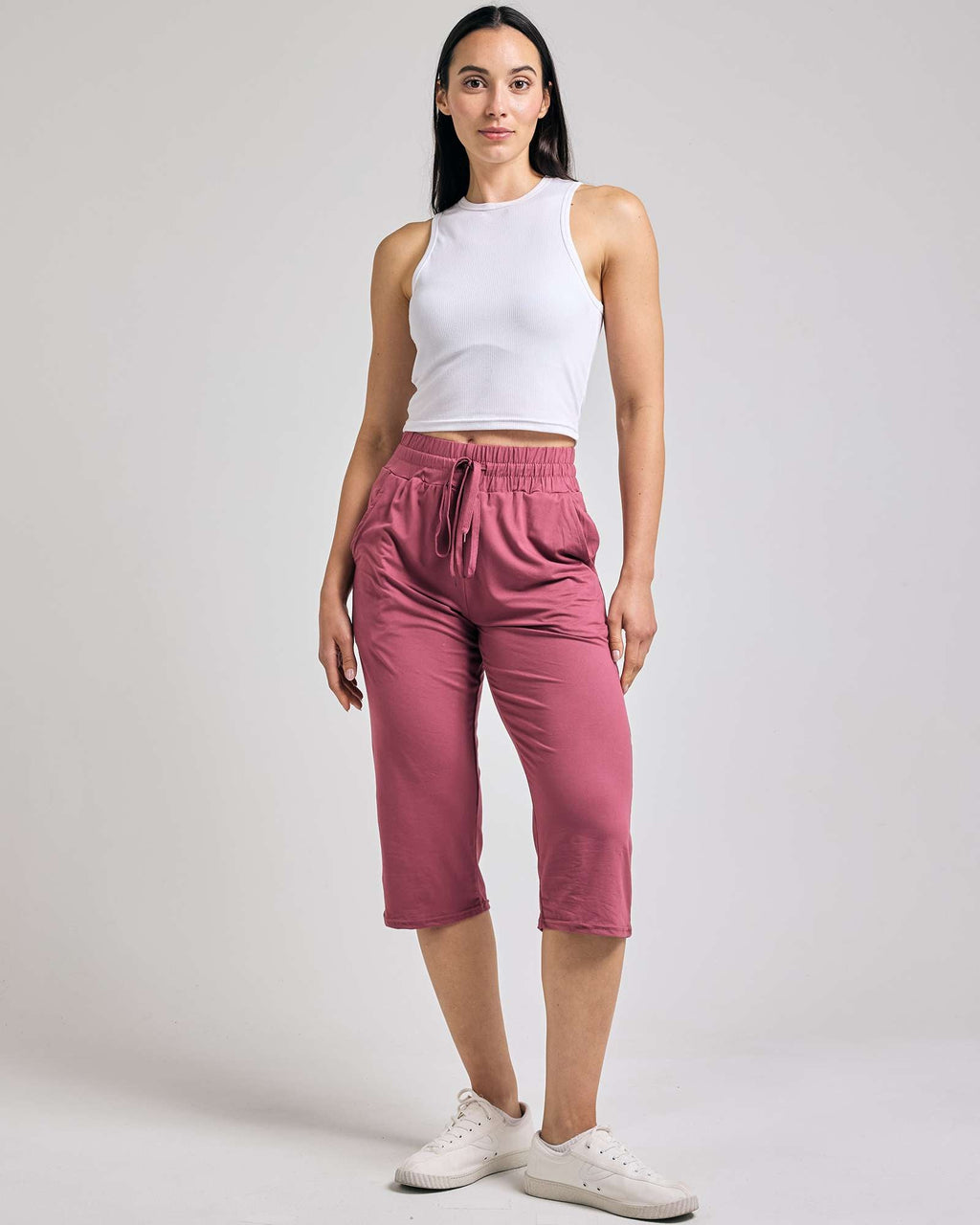 3 Pack: Women's Capri Open Bottom Sweatpants